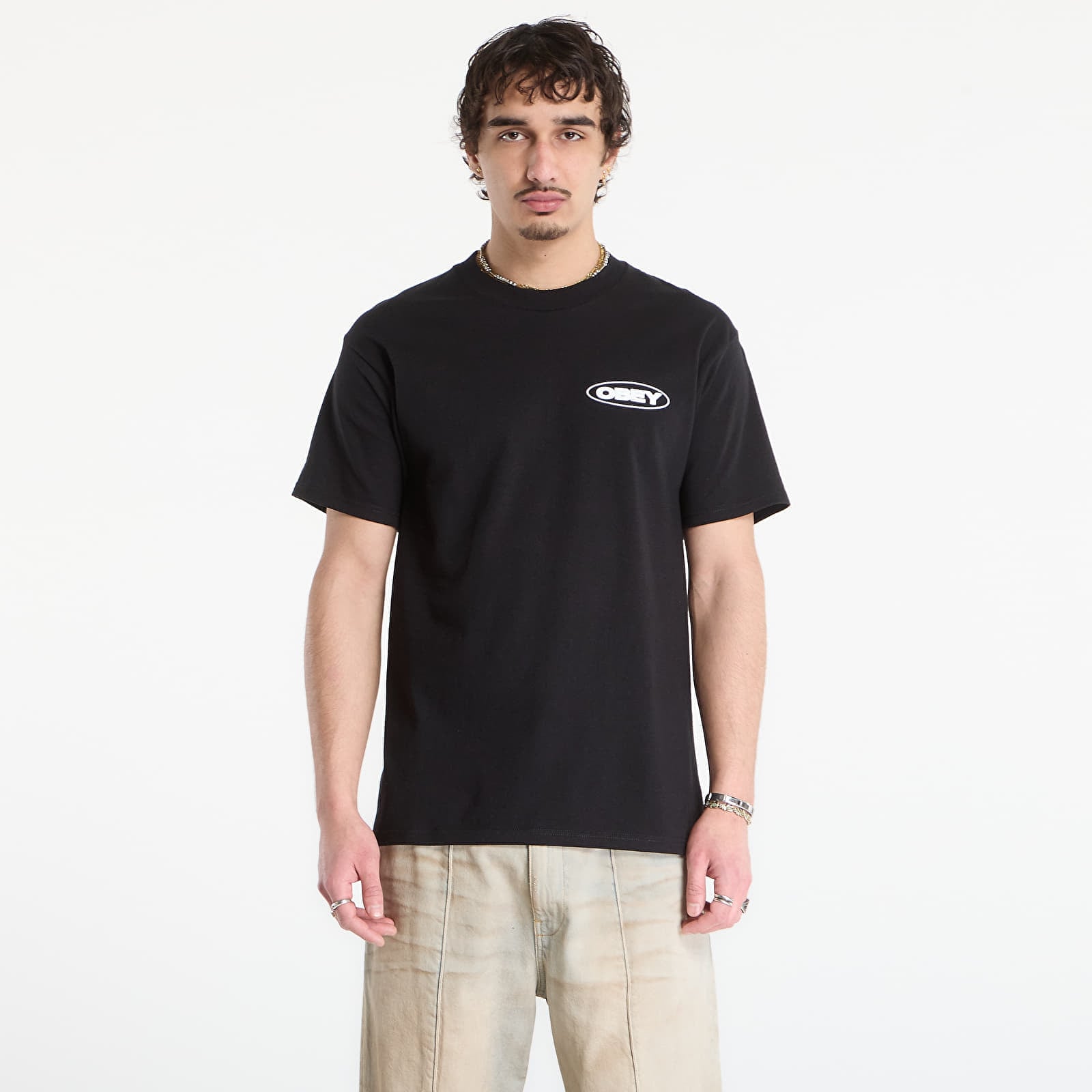 T-shirt OBEY Global Impact Black XL