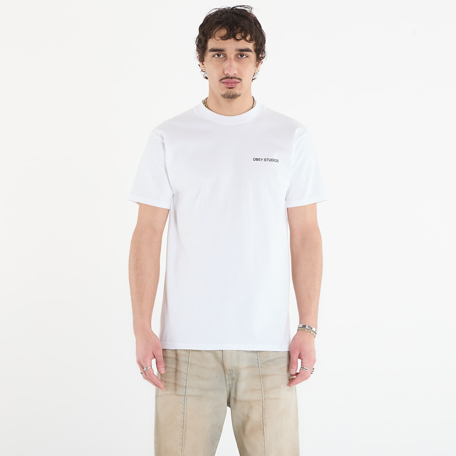 Тениска OBEY Moves Of Life White XL