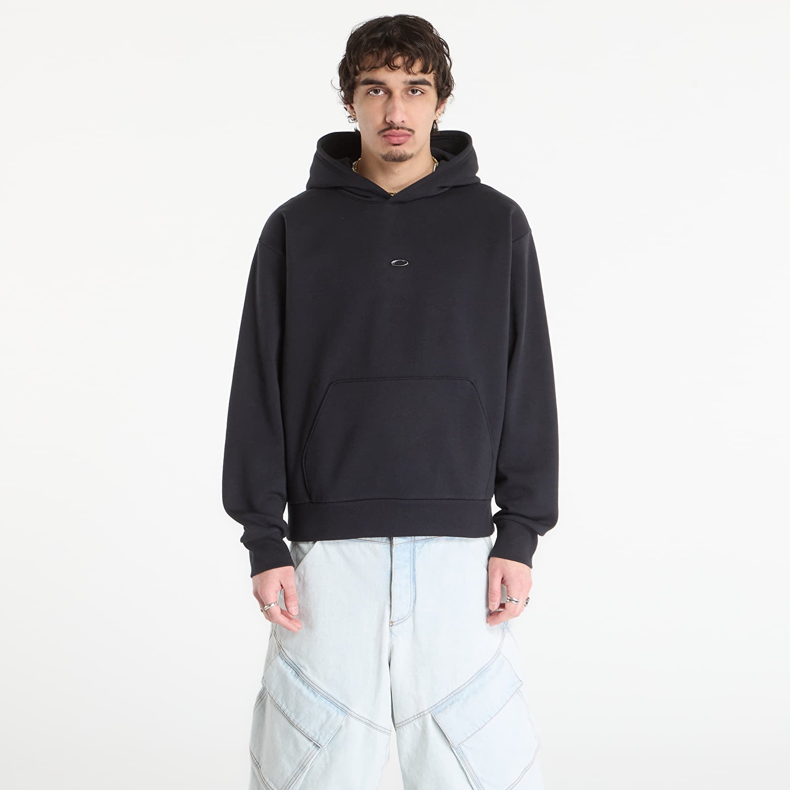 Herren-Sweatshirts Oakley Metal Rise Hoodie Blackout