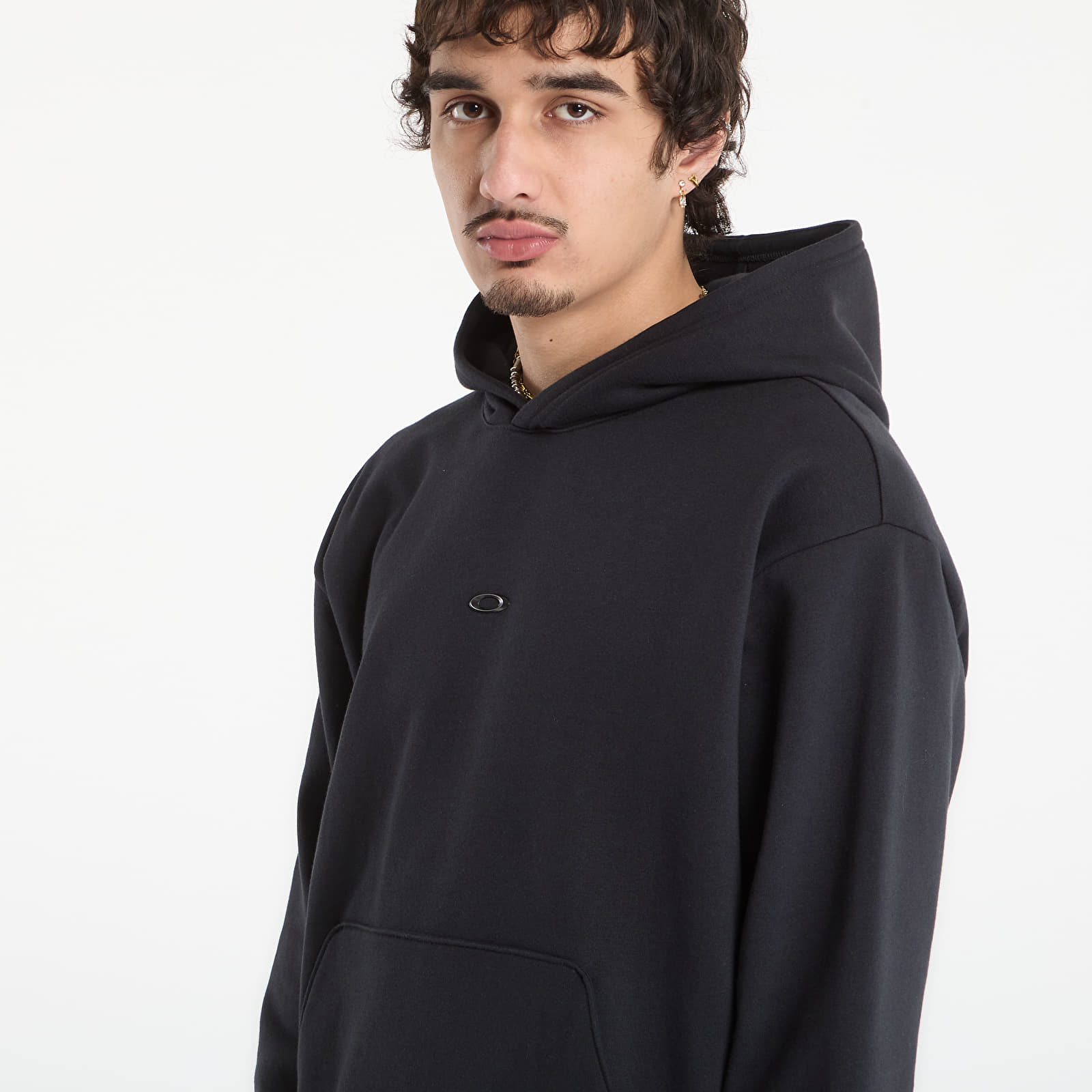 Herren-Sweatshirts Oakley Metal Rise Hoodie Blackout