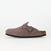 Birkenstock Boston Suede Leather Unisex Faded Purple Tonal FB