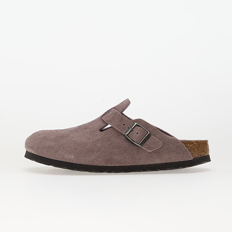 Birkenstock Boston Suede Leather Unisex Faded Purple Tonal FB