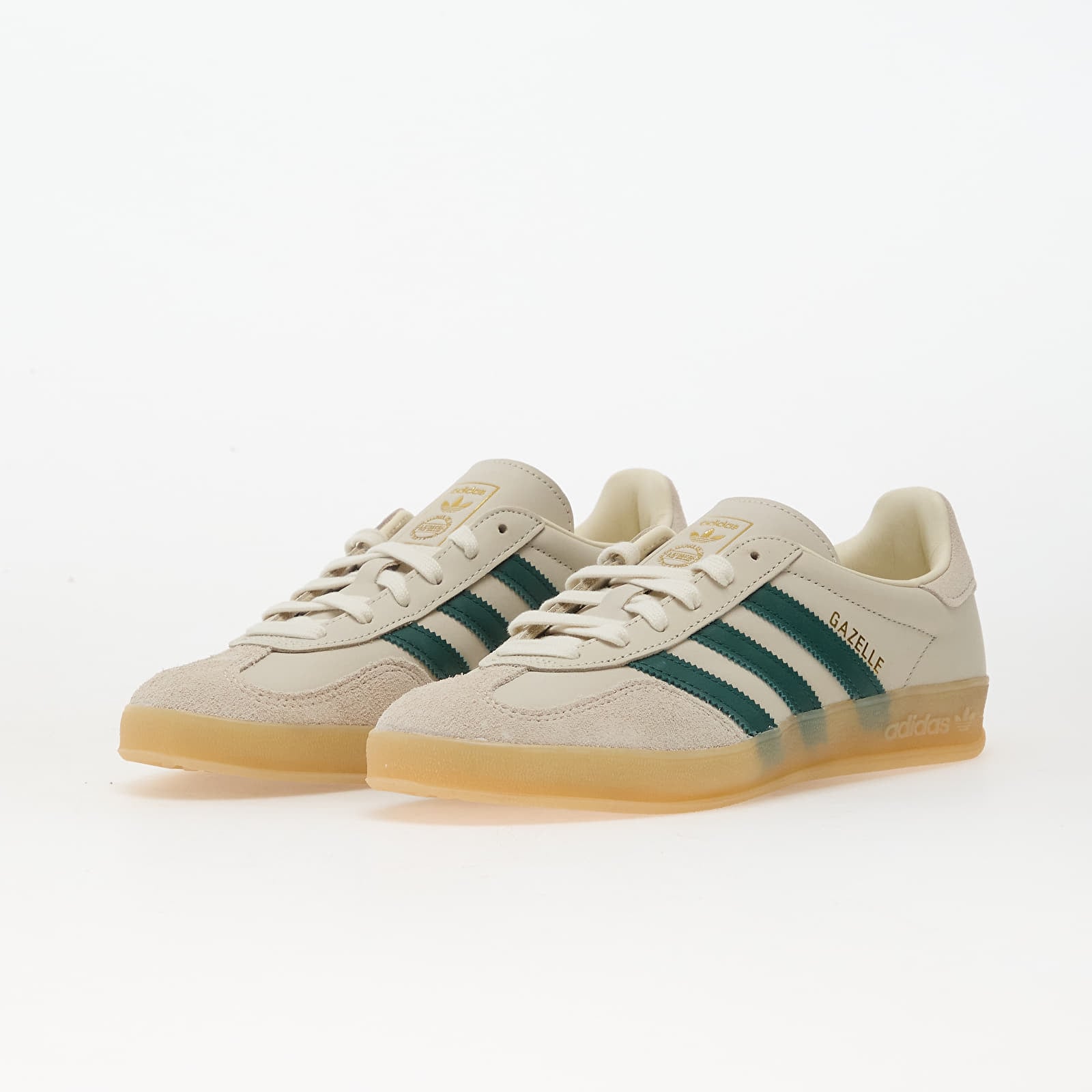 Turnschuhe und Schuhe für Männer adidas Gazelle Indoor Crew White/ Collegiate Green/ Gum