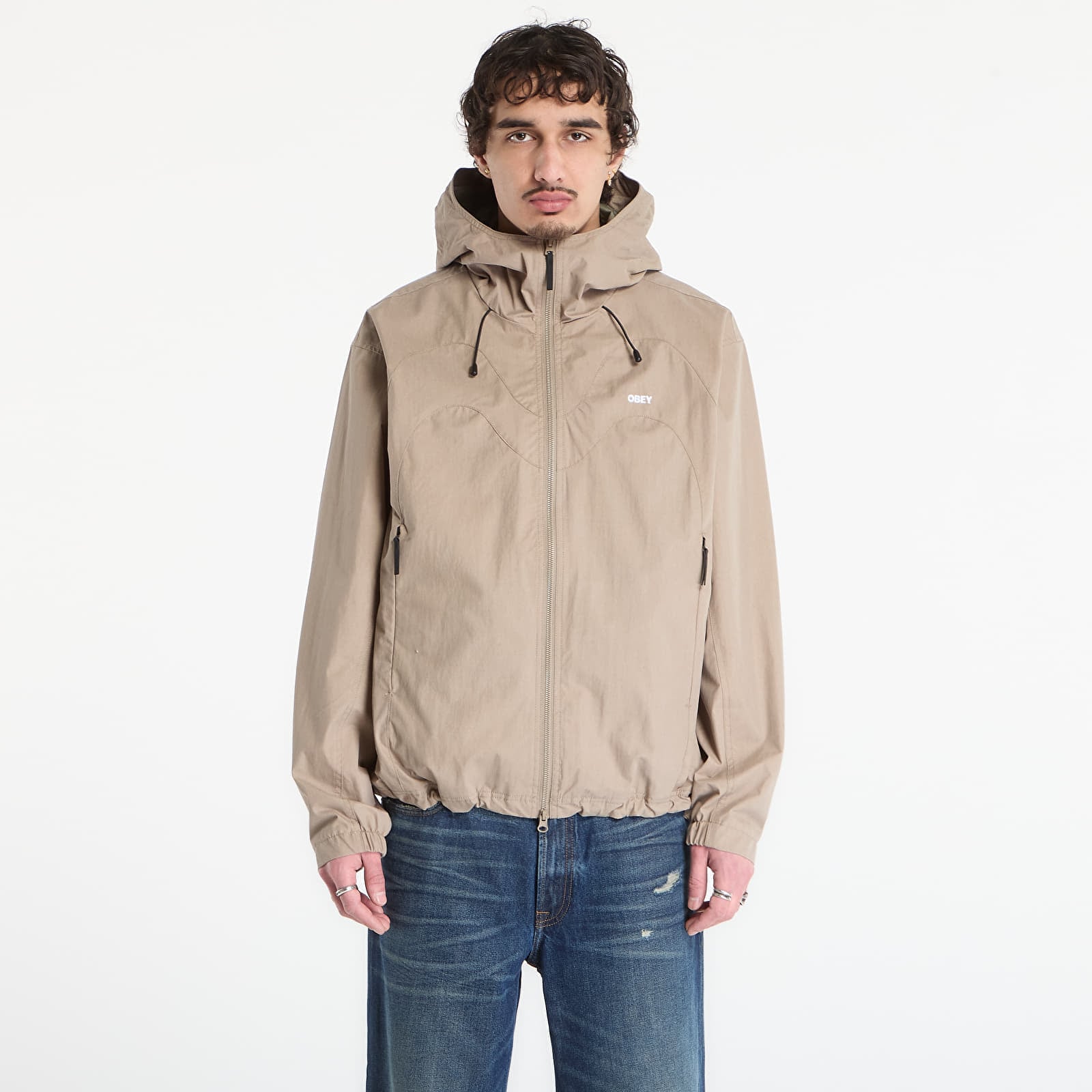 Windbreaker OBEY Sota Shell Jacket Mermaid L