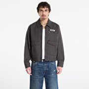 OBEY Walter Work Jacket Black Faded Wash