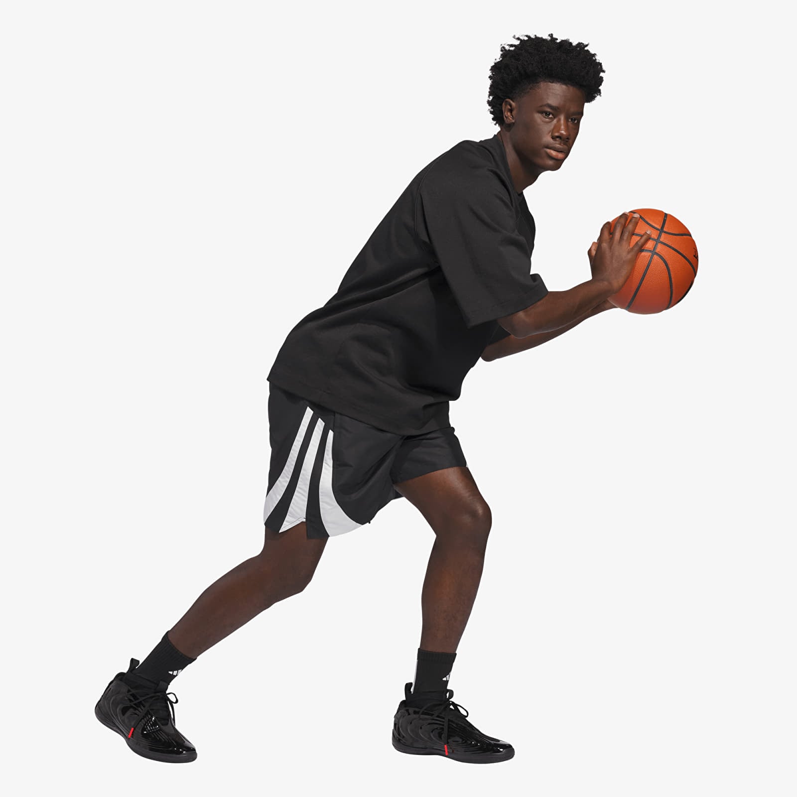 Shorts für Männer adidas Woven Short UNIXES Black/ Purrub