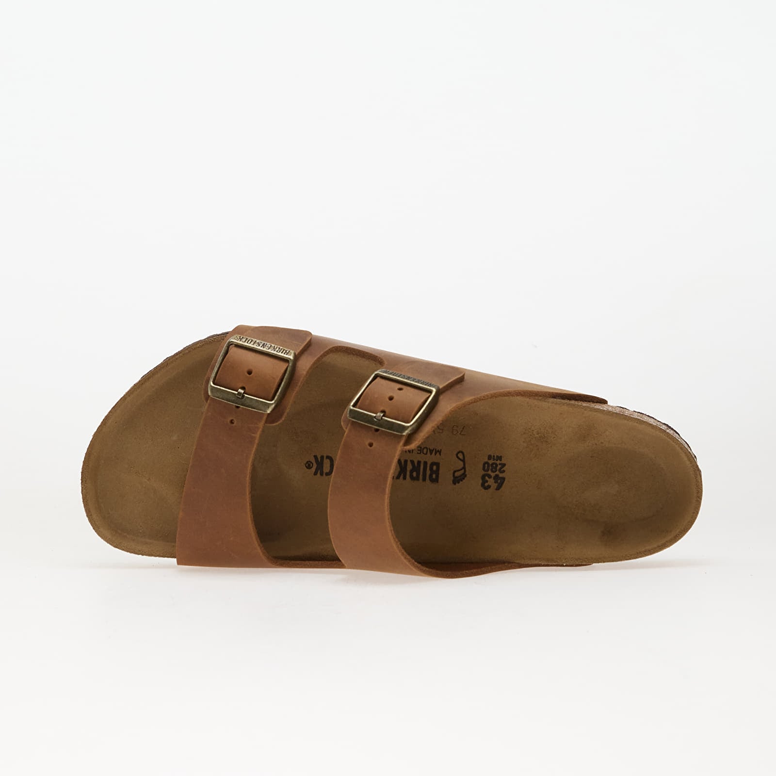 Férfi cipők Birkenstock Arizona Oiled Leather Unisex Cognac