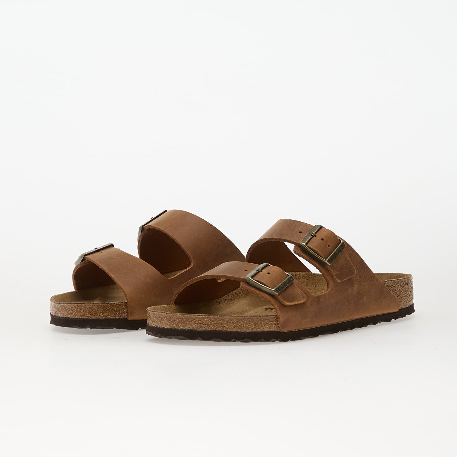Férfi cipők Birkenstock Arizona Oiled Leather Unisex Cognac