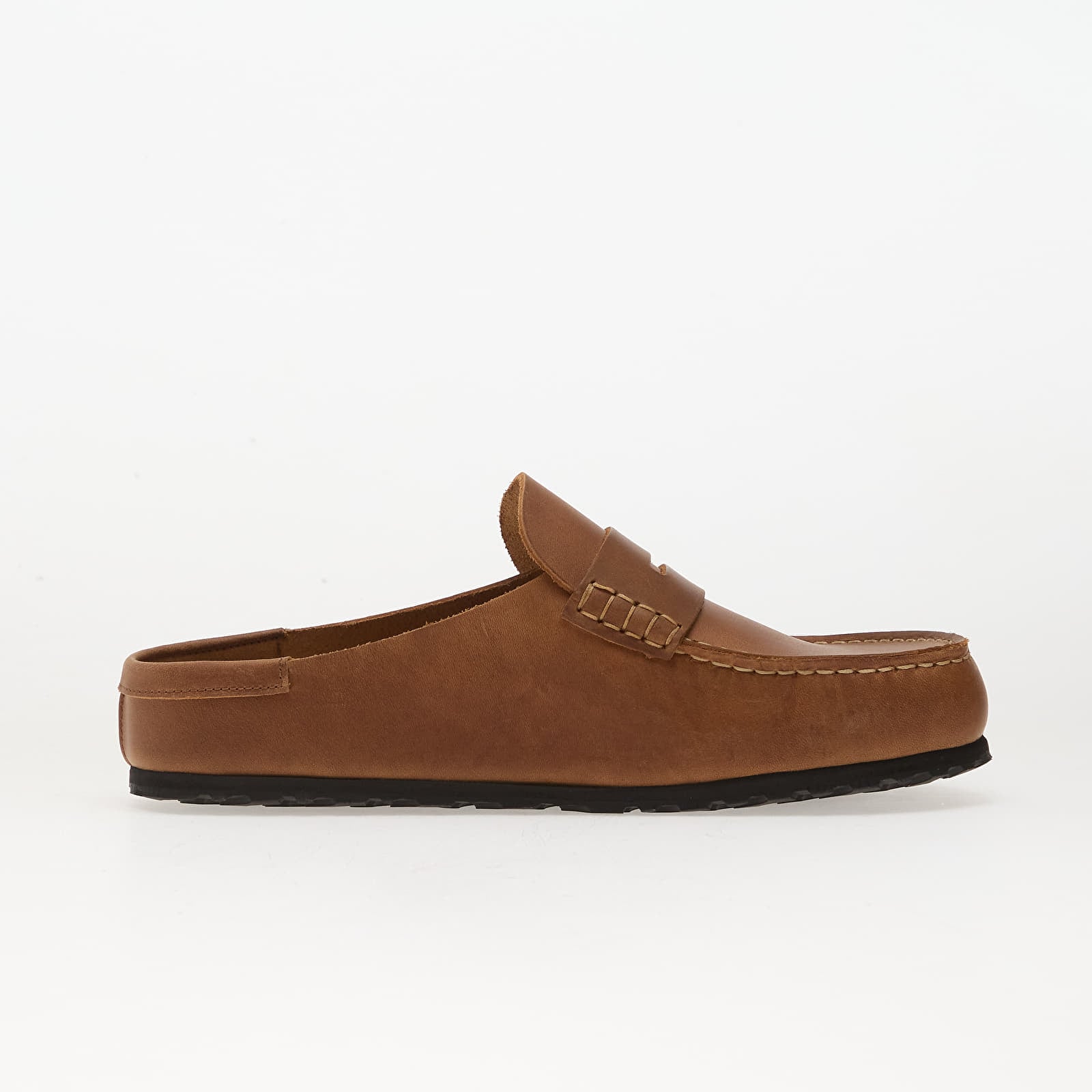 Férfi cipők Birkenstock Naples Wrapped Oiled Leather Unisex Cognac