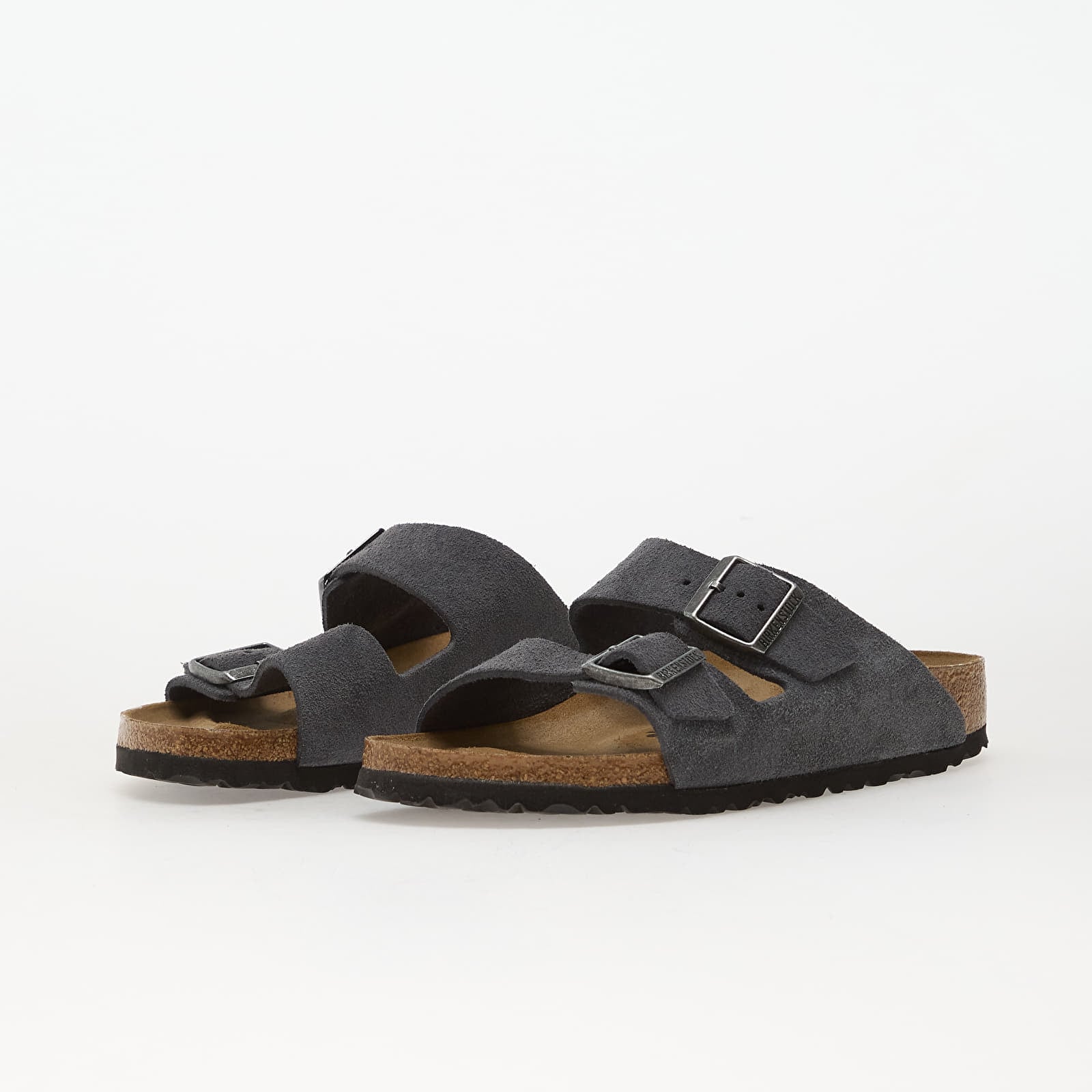 Men's sneakers and shoes Birkenstock Arizona Suede Leather Unisex Charcoal