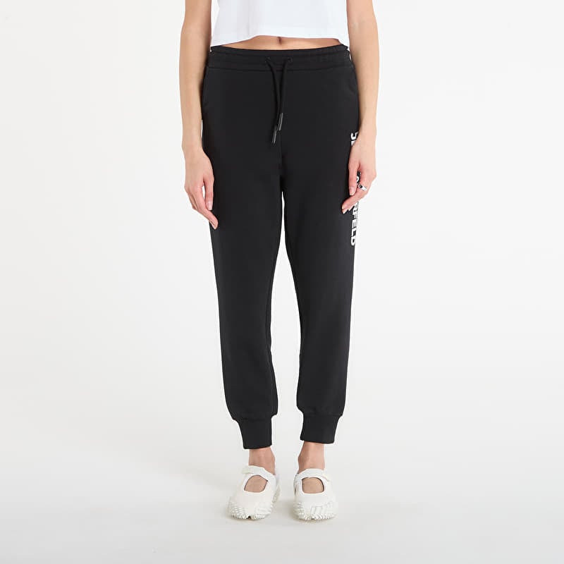 Karl Lagerfeld Jeans Text Logo Slim Sweatpant Black