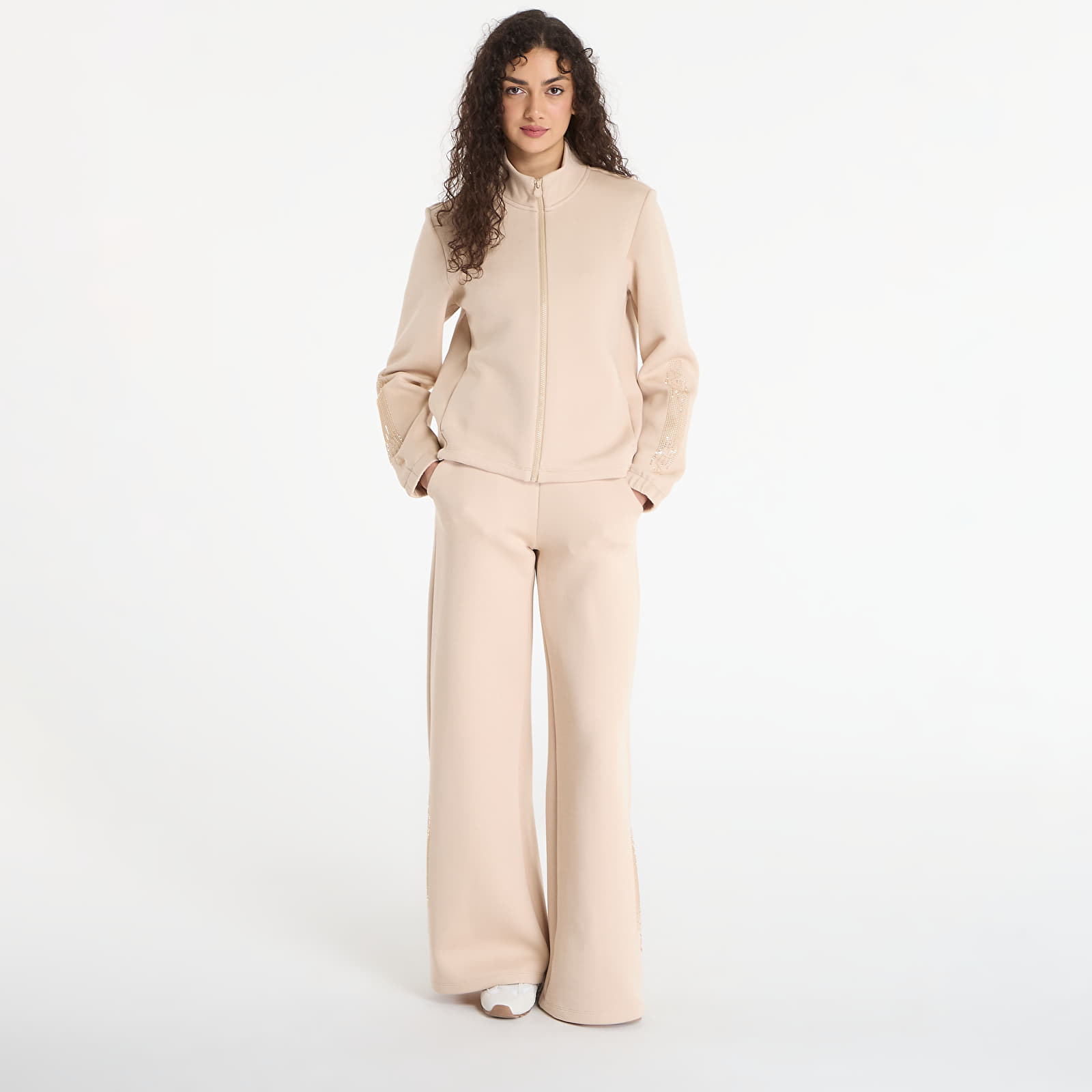 Sweatshirts EA7 Emporio Armani Train Logo Series W T-Top Fz T Cement