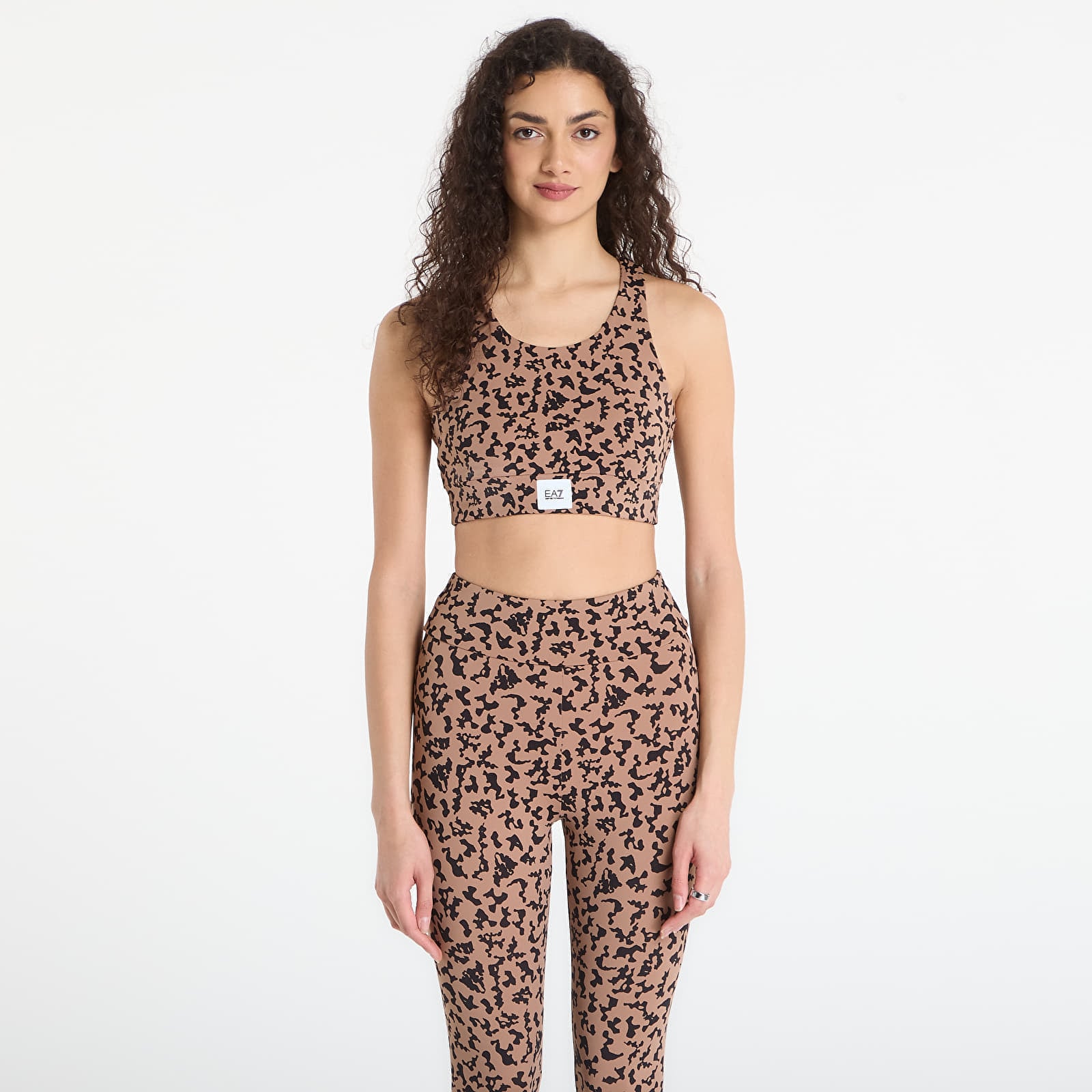 Sutien EA7 Emporio Armani Train Sporty 4Ever W Sport Bra Fancy Brownie M