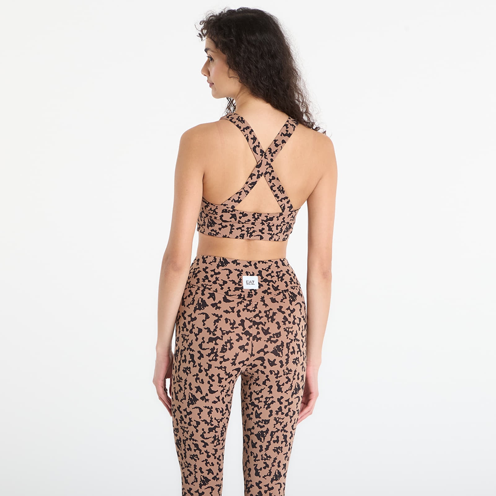 BHs EA7 Emporio Armani Train Sporty 4Ever W Sport Bra Fancy Brownie