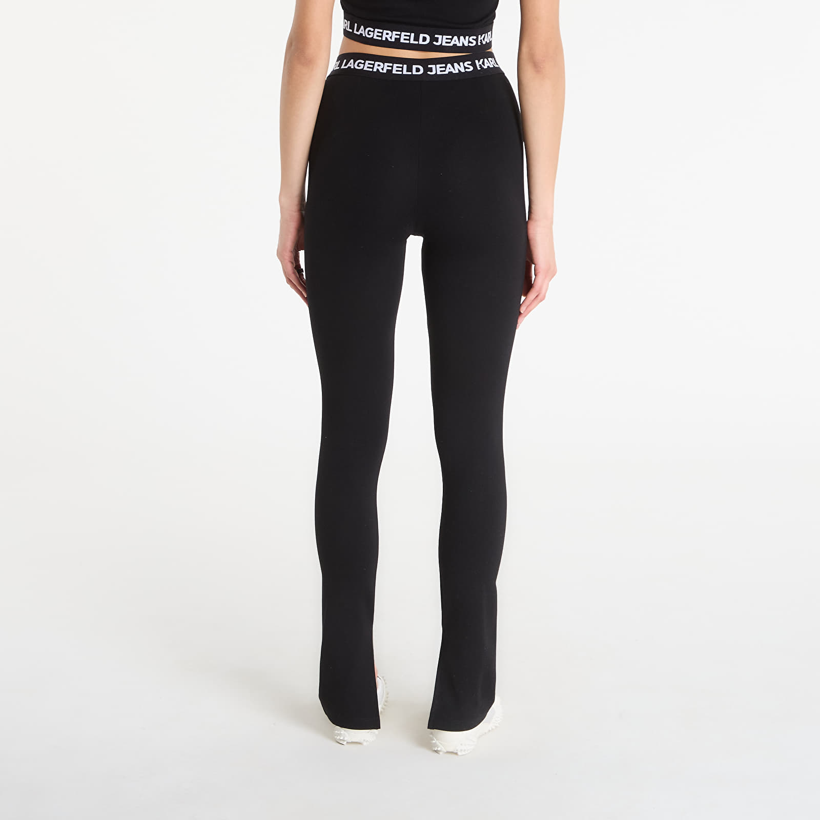 Leginsai Karl Lagerfeld Jeans Milano Legging Black