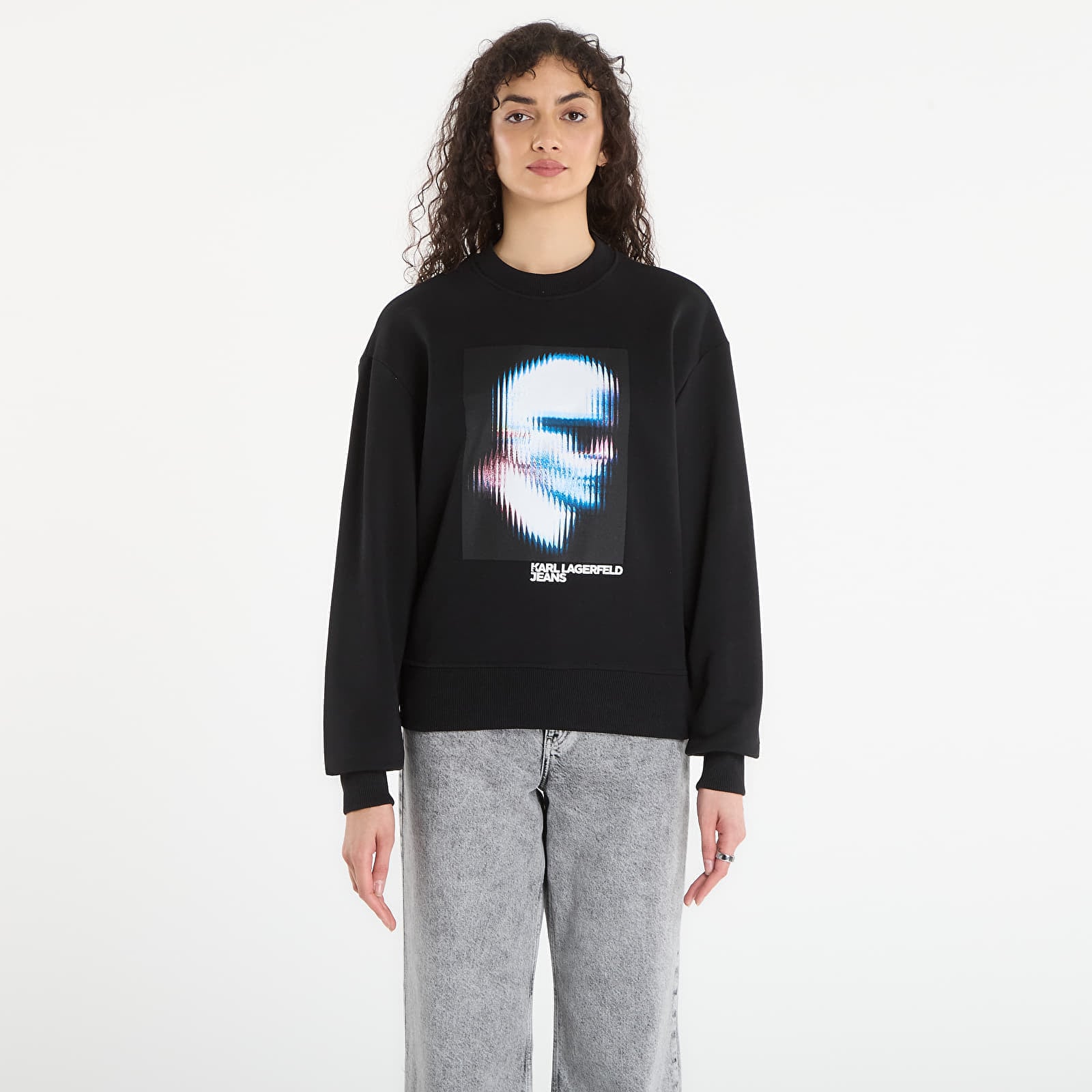 Φούτερ Karl Lagerfeld Jeans Relaxed Karl Sweat Black L