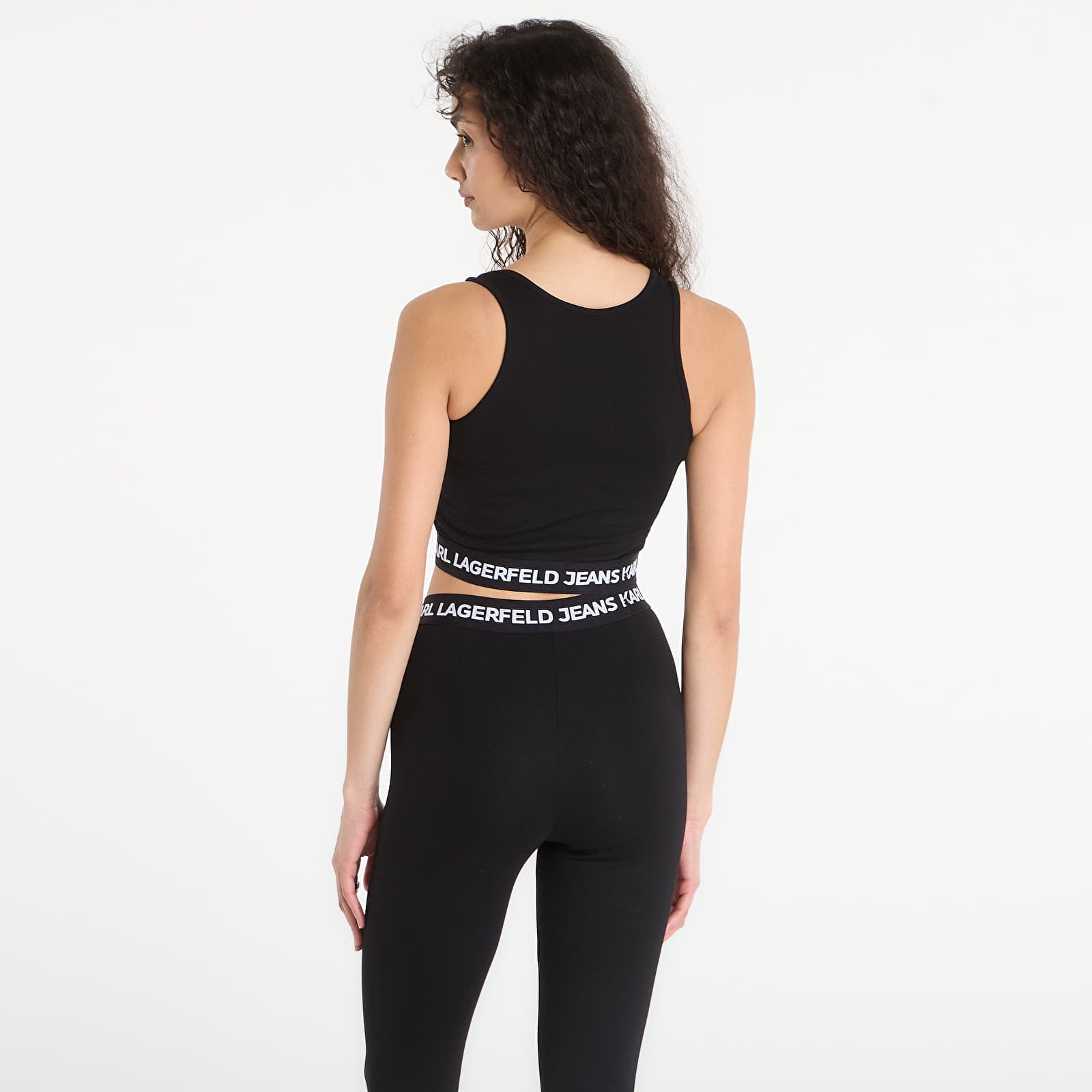 Marškinėliai Karl Lagerfeld Jeans Milano Tank Black