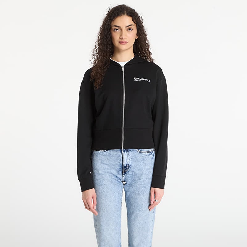 Kampsun Karl Lagerfeld Jeans Milano Hoodie Black