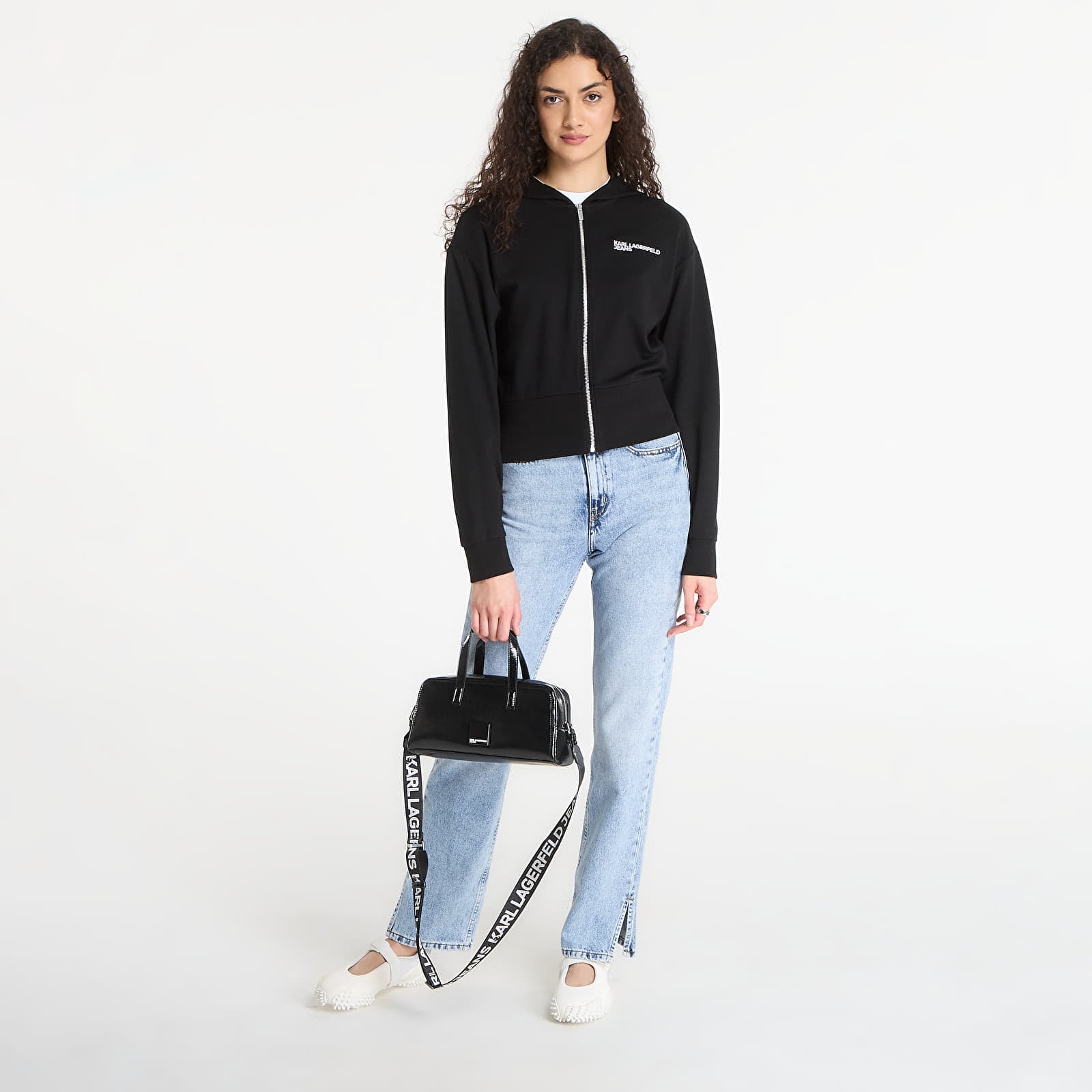 Felpe Karl Lagerfeld Jeans Milano Hoodie Black