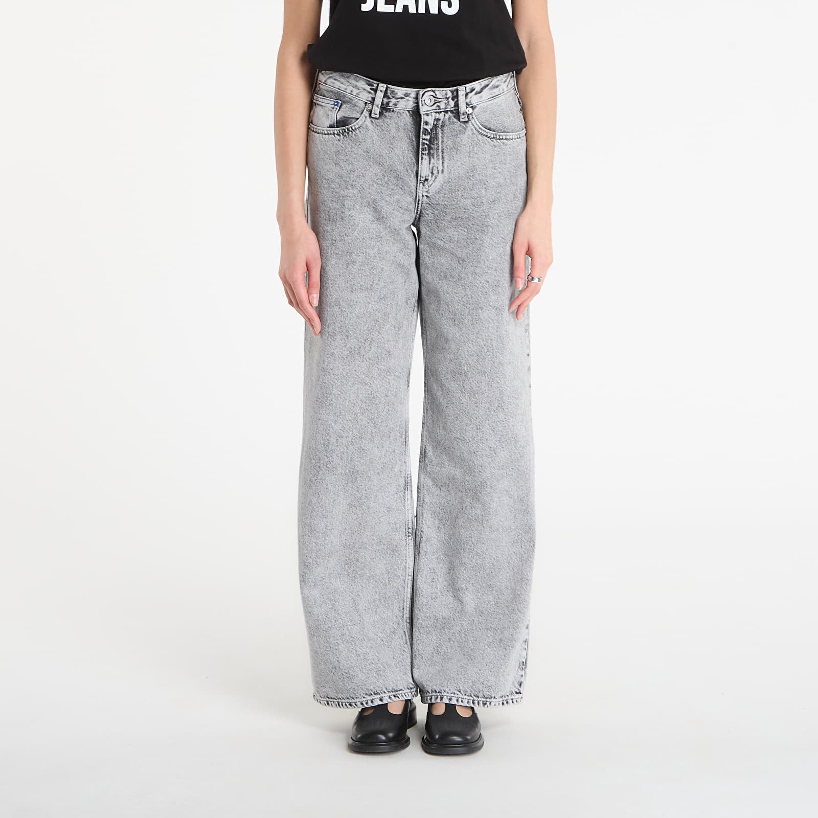 Džinsai Karl Lagerfeld Jeans Mr Relaxed Denim Acid Light Grey