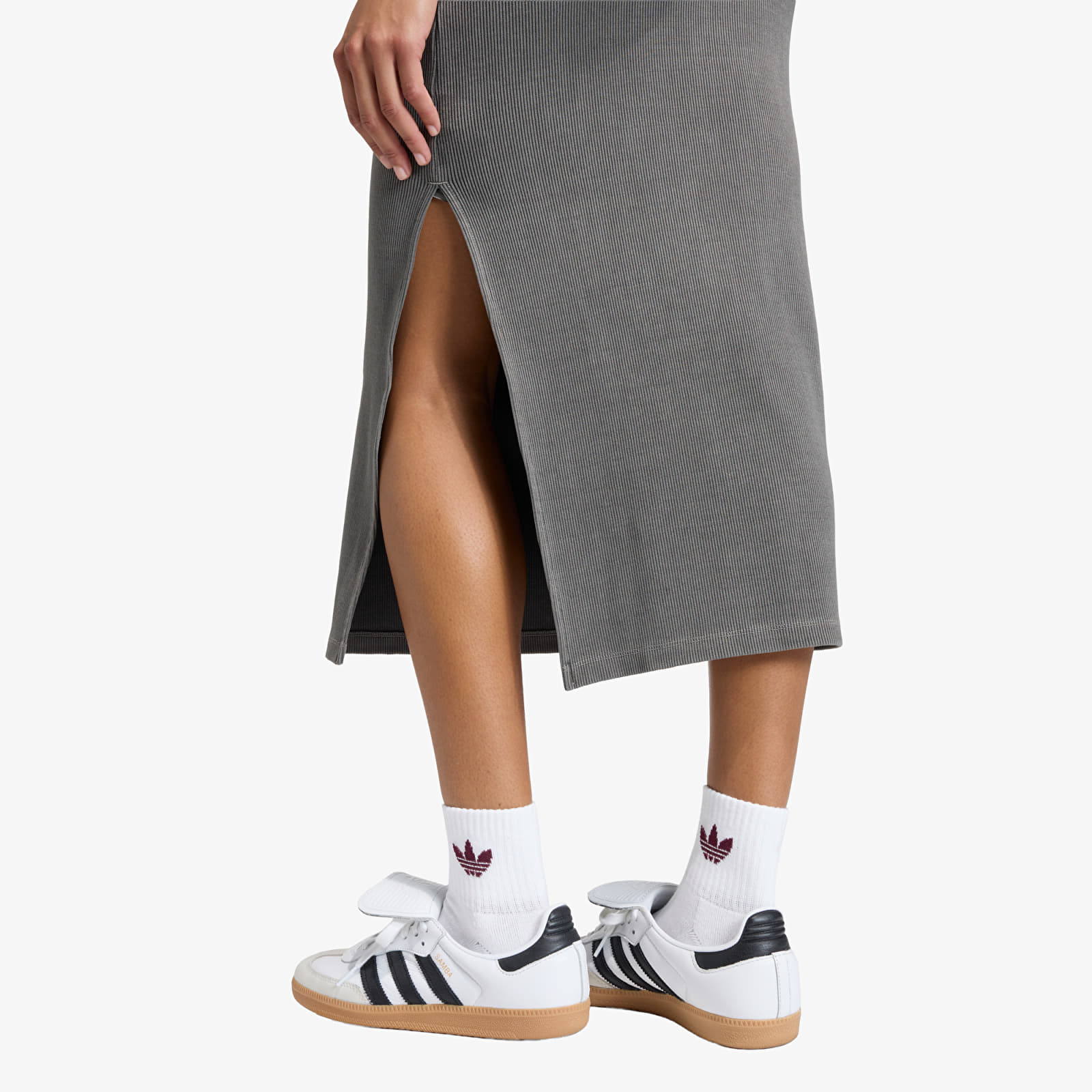 Rochii pentru femei adidas Ess Rib Dress Grey