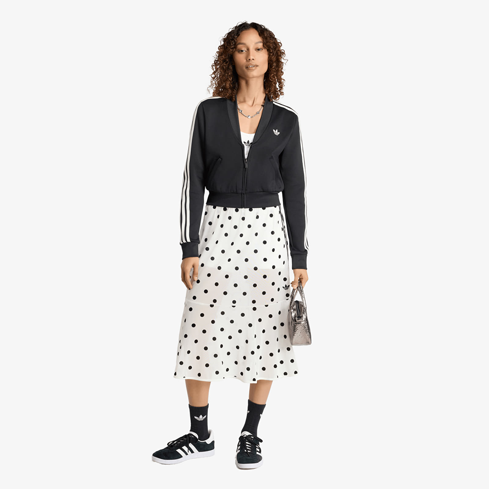 Sweatshirts für Frauen adidas V-Neck Sst Tt Black