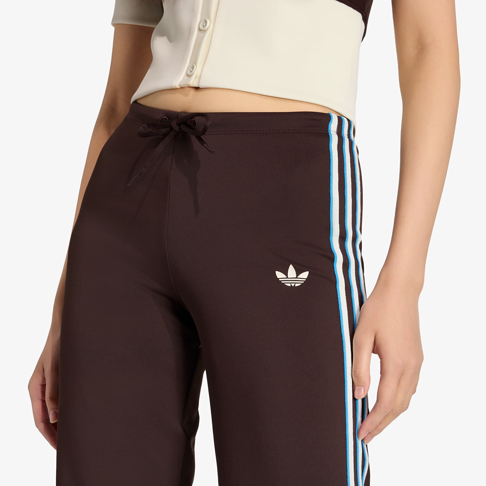 Dámské kalhoty adidas Straight Pants Aurora Cofee
