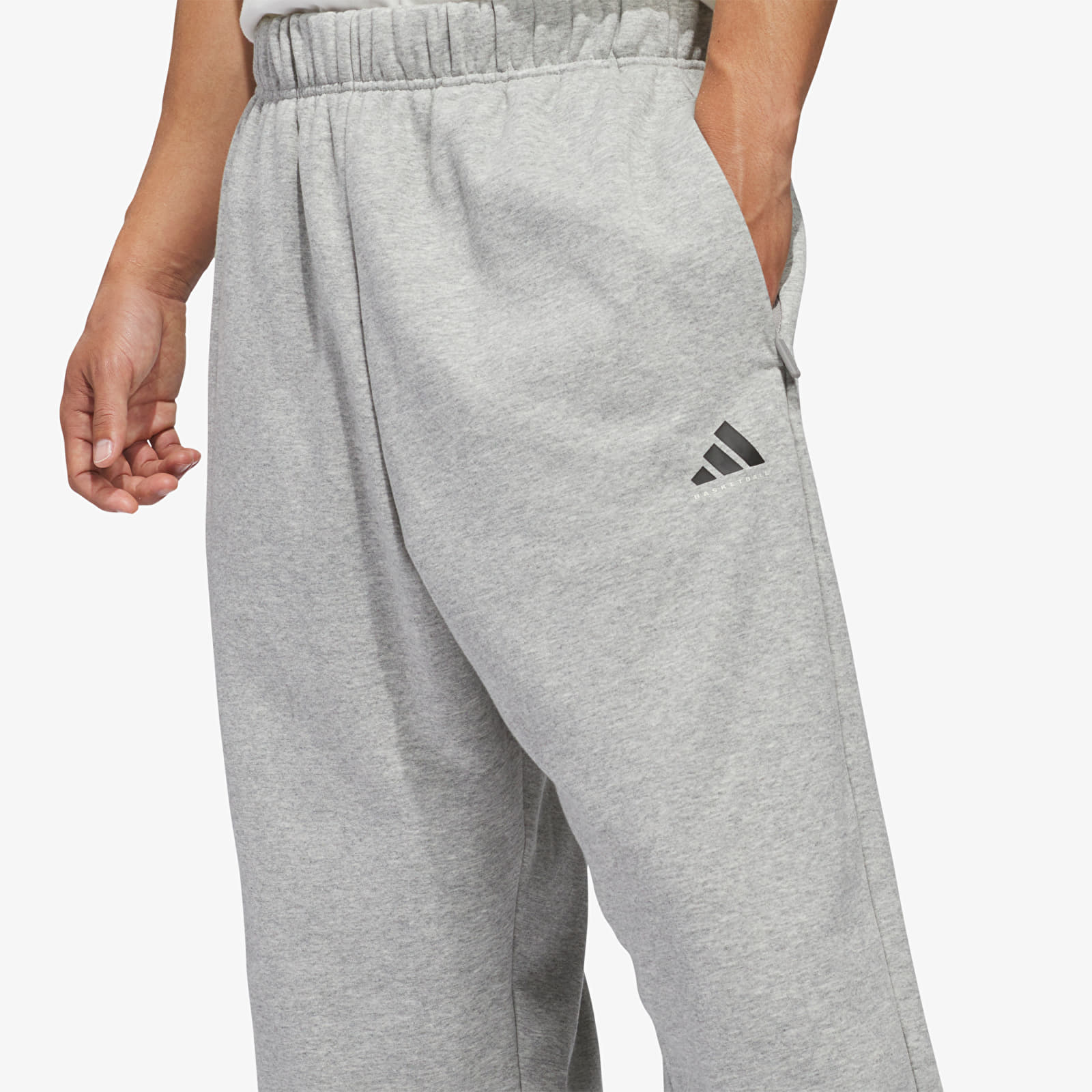 Bukser til mænd adidas Fleece Pant UNISEX Medium Grey Heather