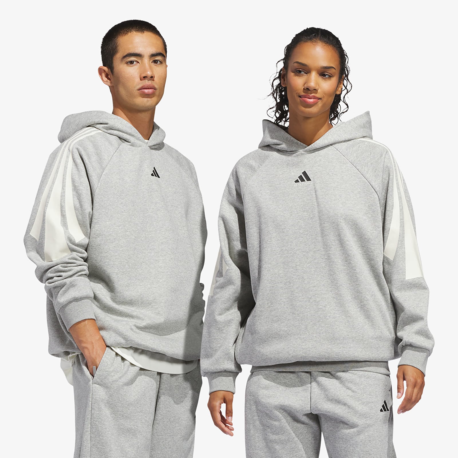 Bukser til mænd adidas Fleece Pant UNISEX Medium Grey Heather