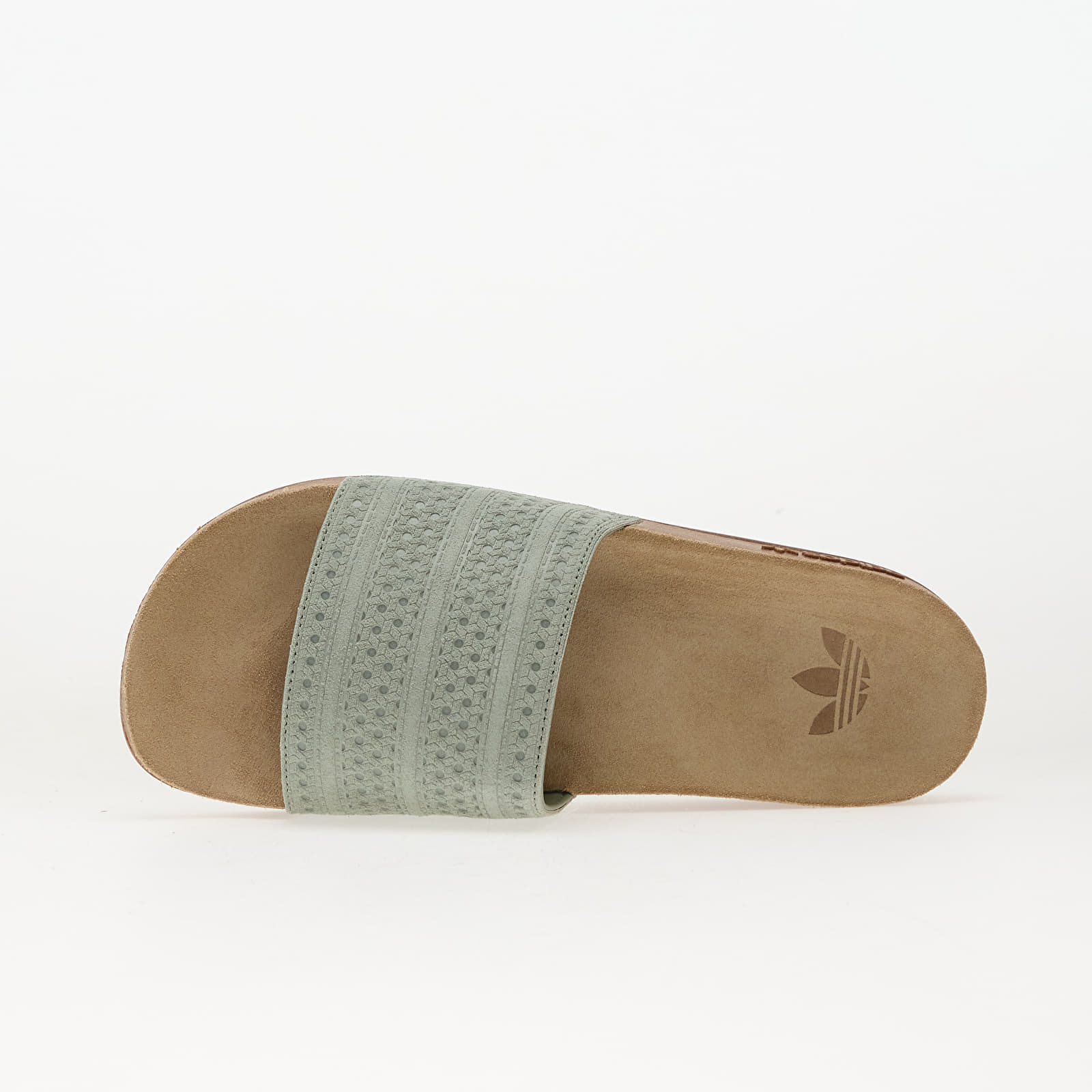 Vyriški sportbačiai ir batai adidas Adilette Rs Silver Green/ Cardboard/ Gum5