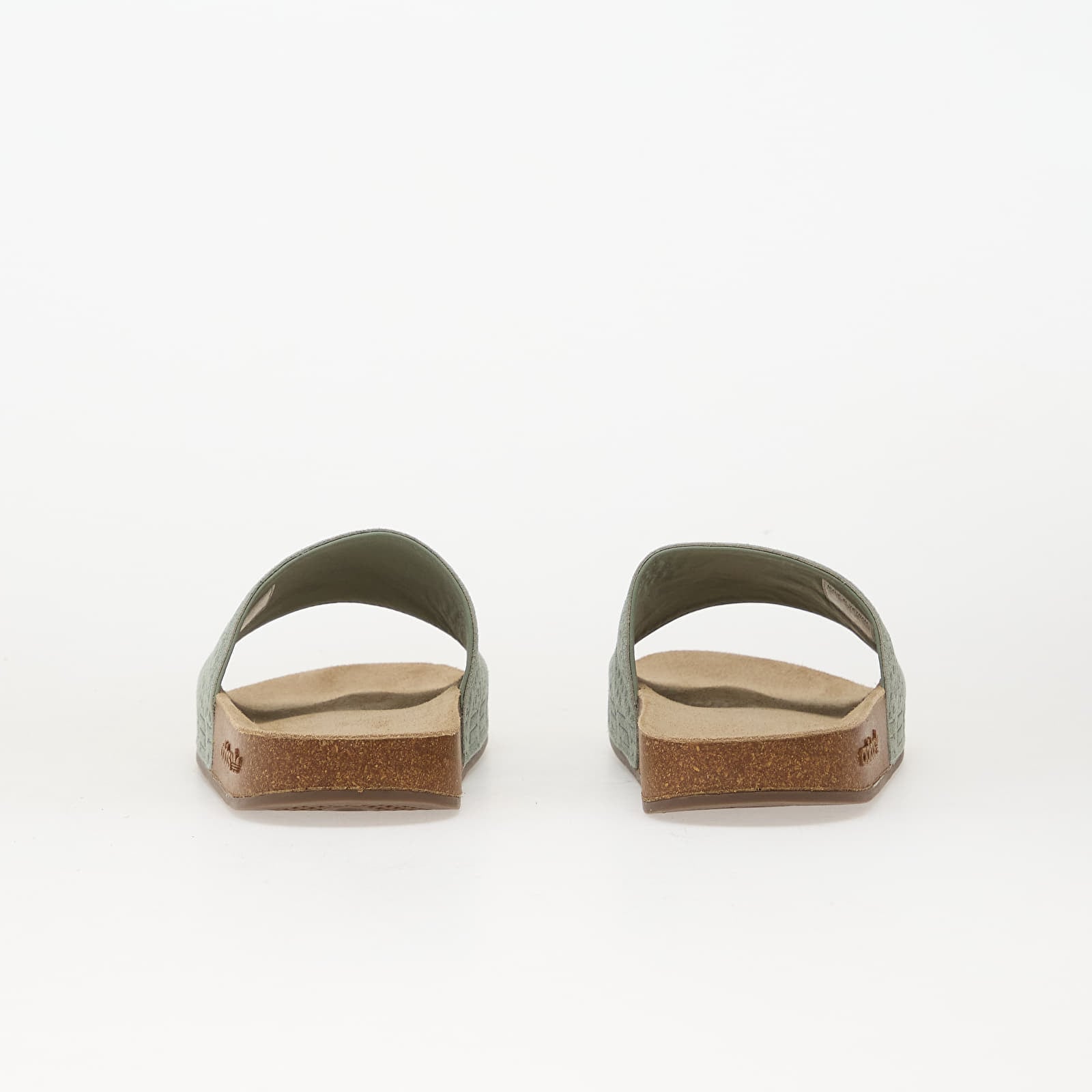 Vyriški sportbačiai ir batai adidas Adilette Rs Silver Green/ Cardboard/ Gum5