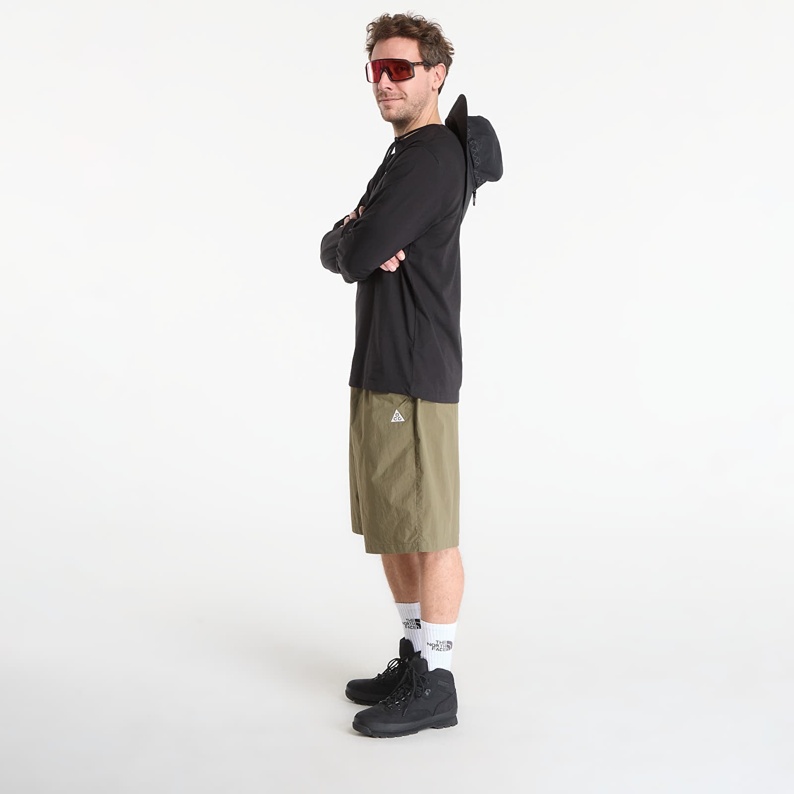 T-skjorter The North Face Evolution Simple Dome Long Sleeve Tee TNF Black