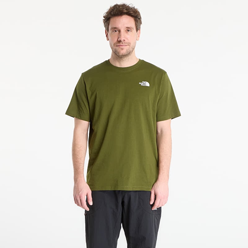Футболка The North Face Box Nse Regular Short Sleeve Tee Woodland Green