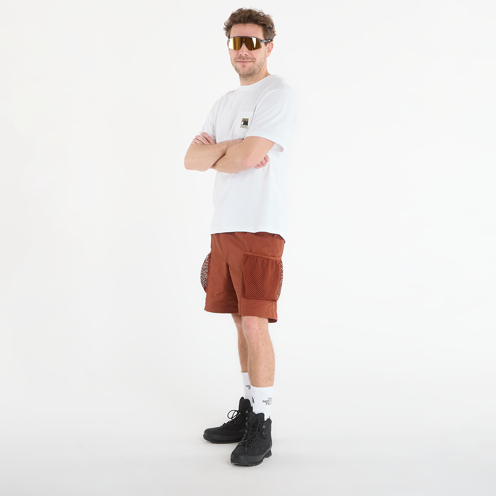 T-Shirts The North Face Mountain Logo Relaxed Short Sleeve Tee-Graphic TNF White