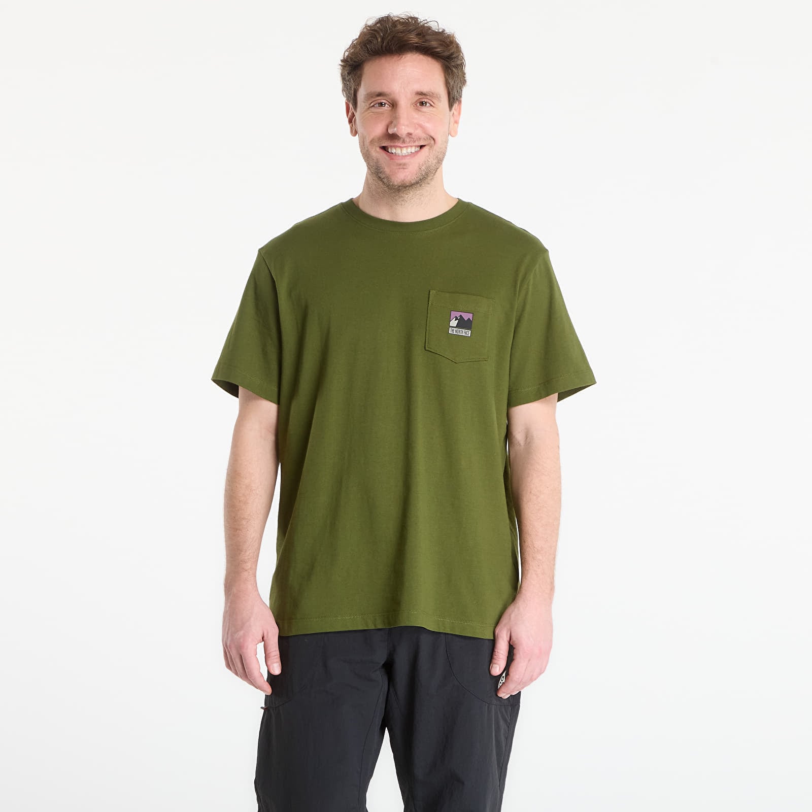 T-shirt The North Face Mountain Logo Relaxed Short Sleeve Tee-Graphic Woodland Green L