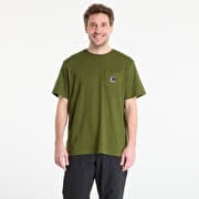 The North Face Mountain Logo Relaxed Short Sleeve Tee-Graphic Woodland Green