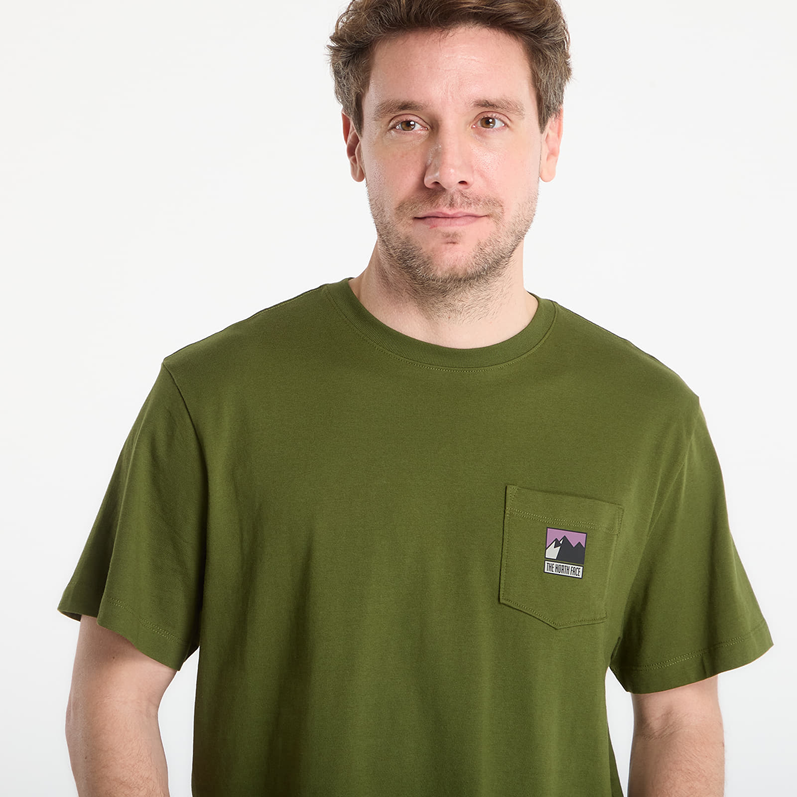 Koszulki The North Face Mountain Logo Relaxed Short Sleeve Tee-Graphic Woodland Green