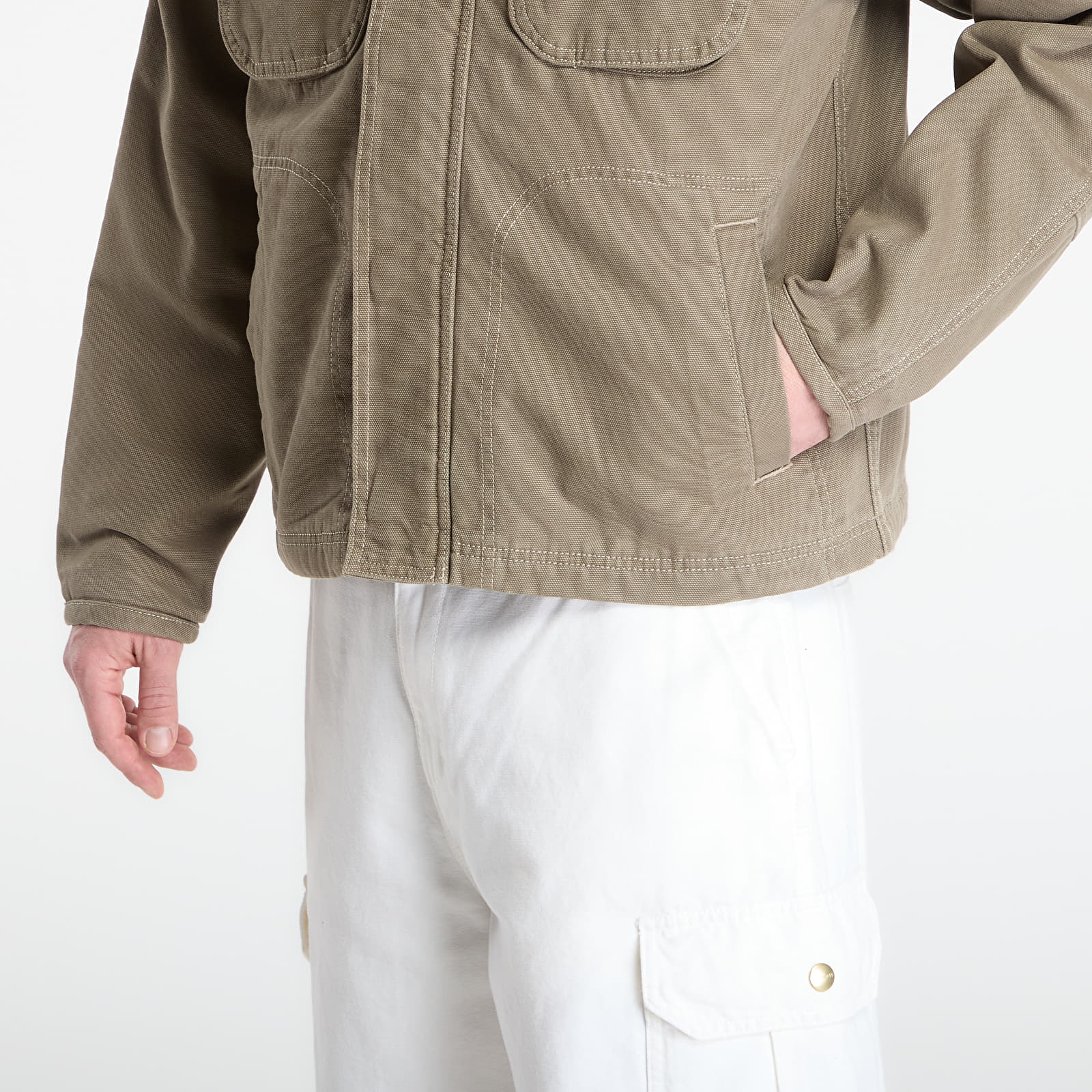 Jackor Vans Umber Pigment Canvas Jacket Aluminum