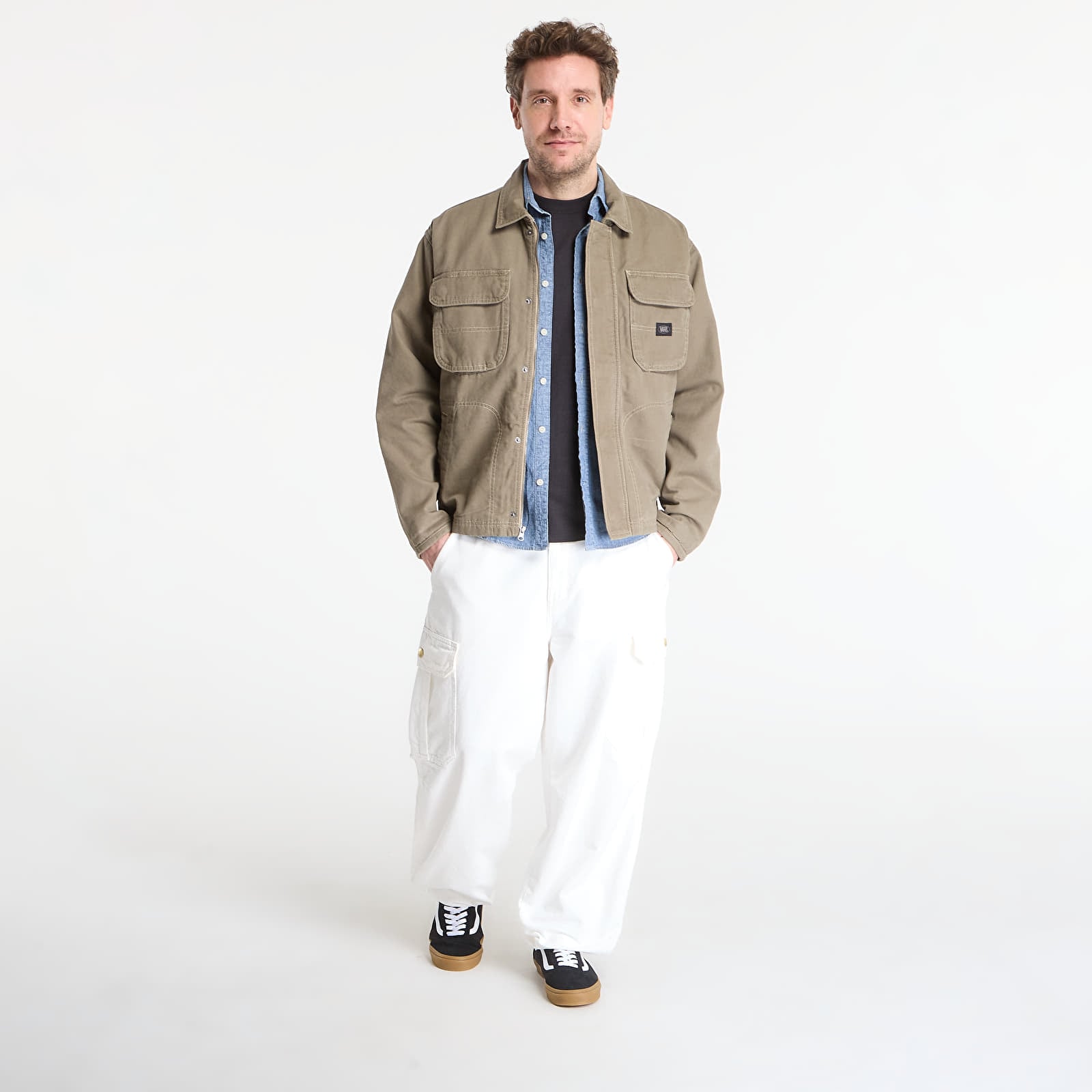 Jackor Vans Umber Pigment Canvas Jacket Aluminum