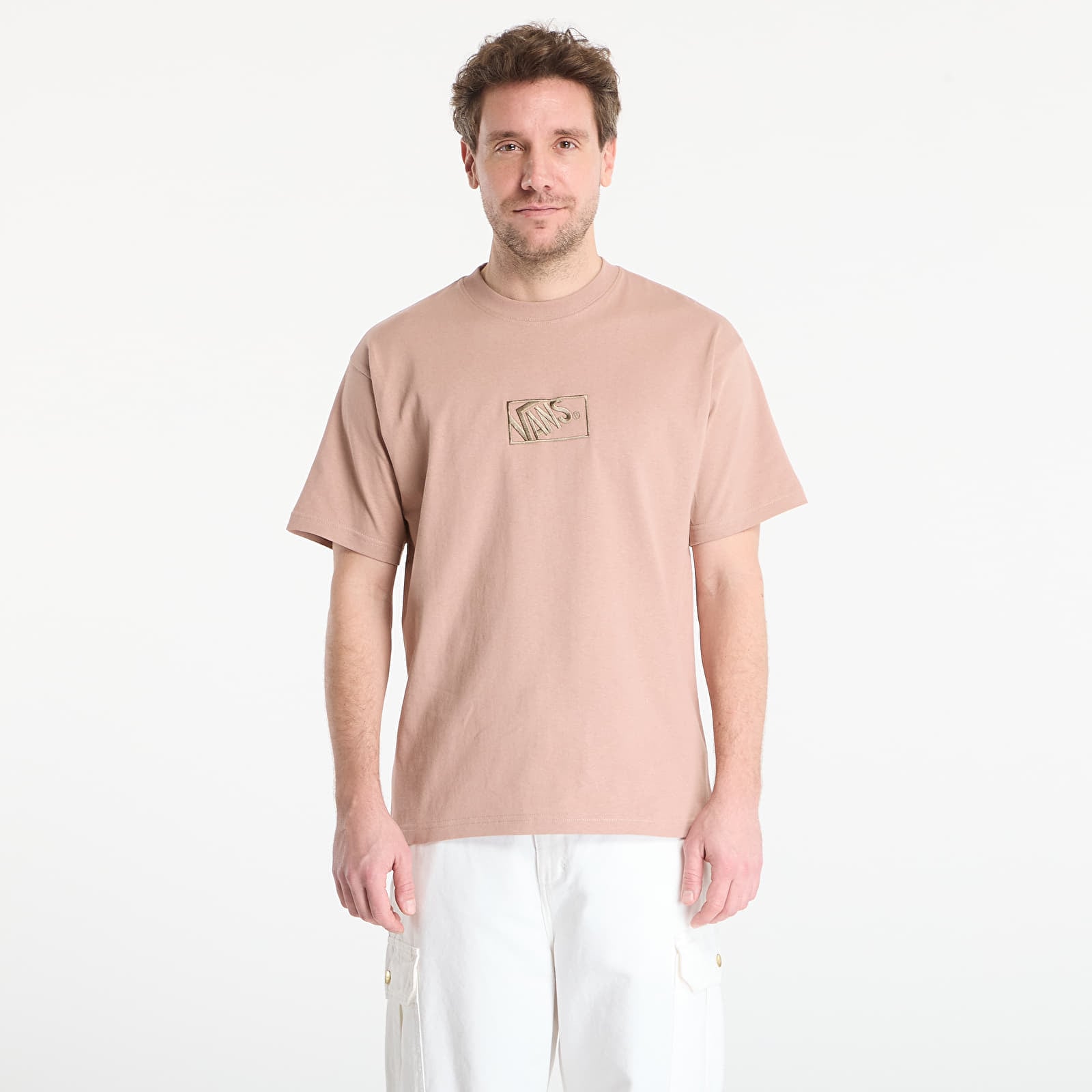 Тениска Vans Blocked Box Loose SS T-Shirt Warm Taupe L