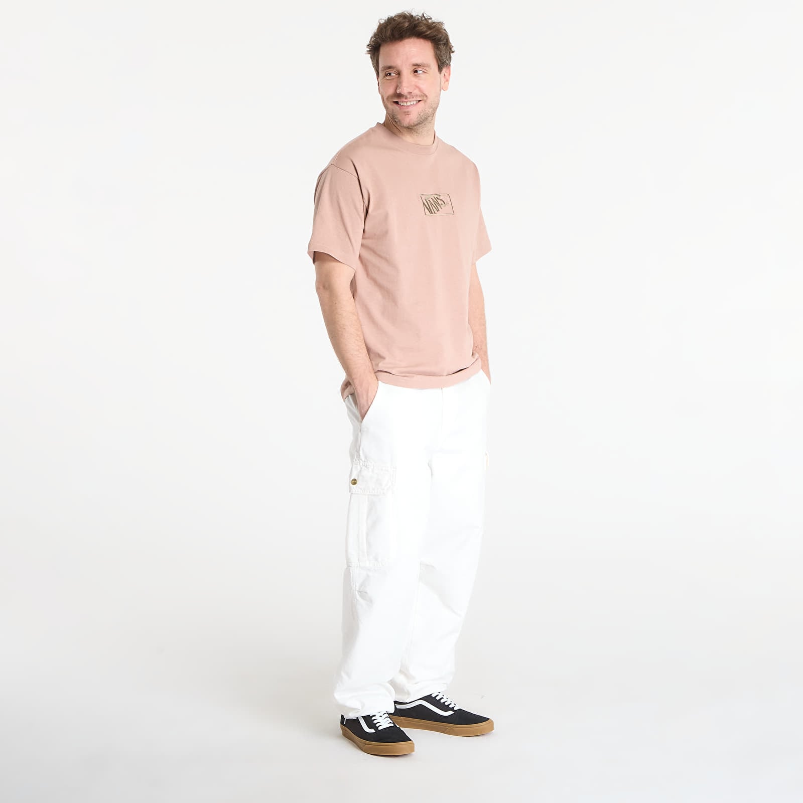 T-shirts Vans Blocked Box Loose SS T-Shirt Warm Taupe