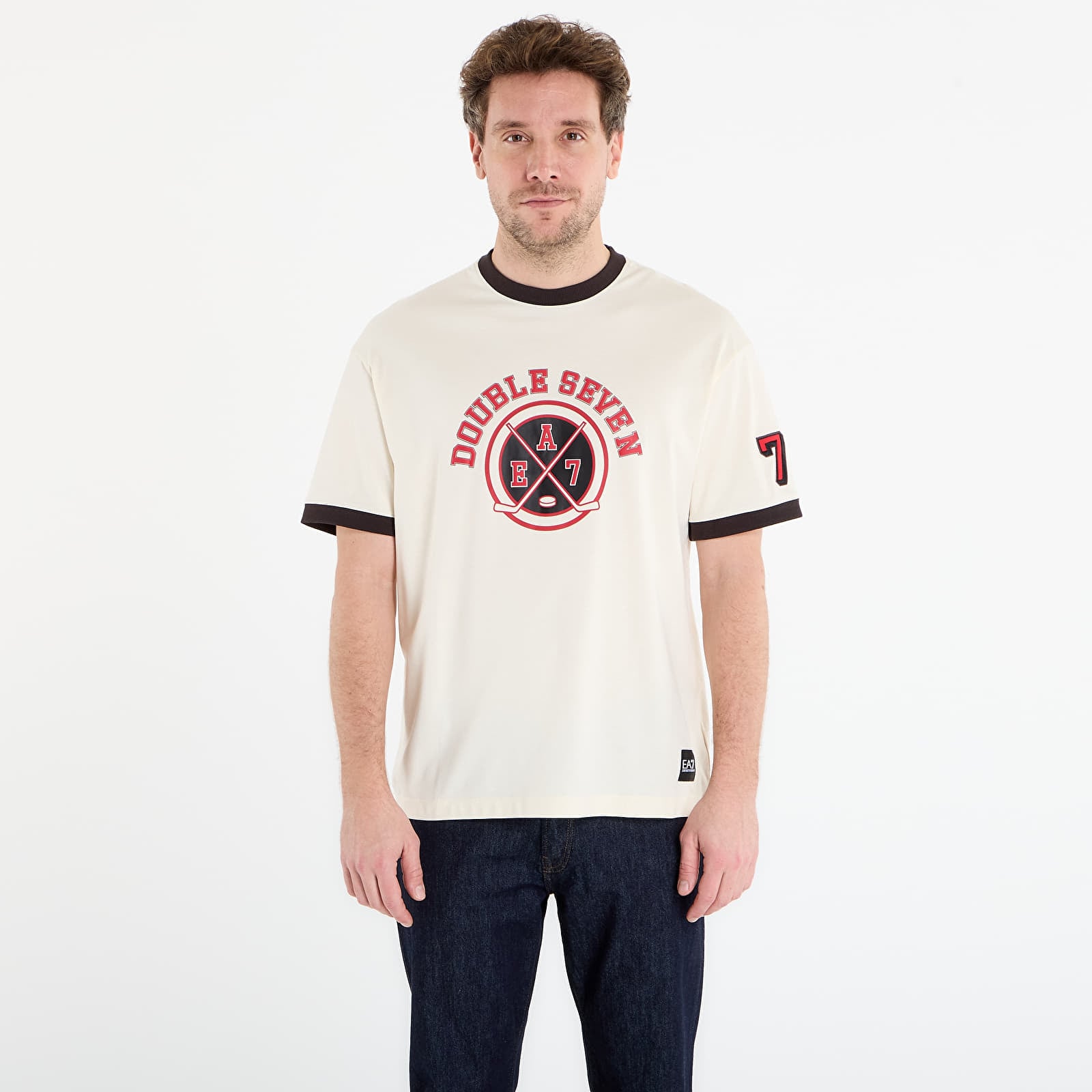 T-shirts  EA7 Emporio Armani Train Graphic Series M Tee Ss Vanilla Ice