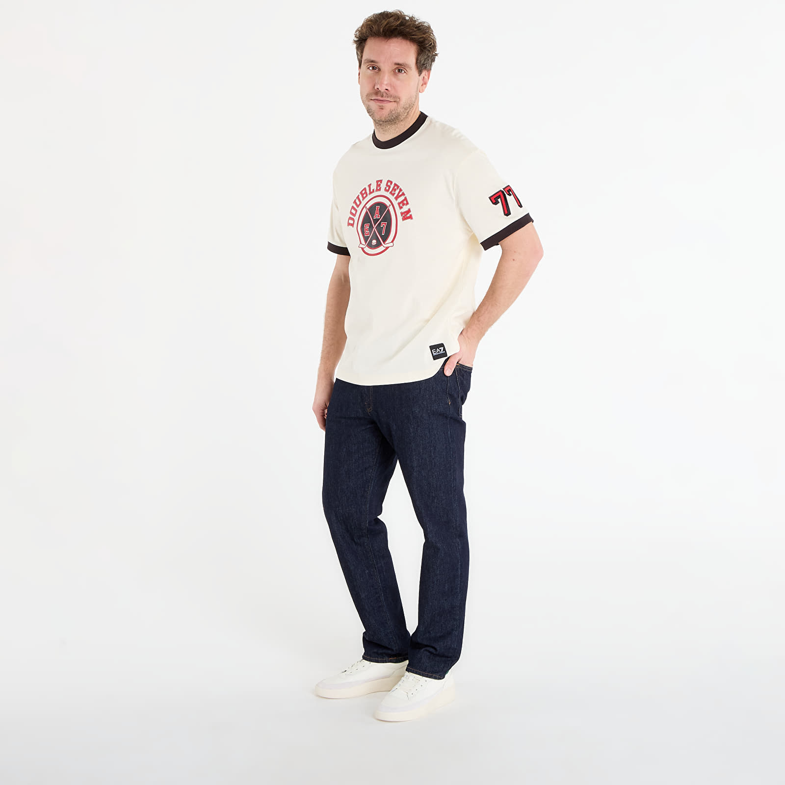 T-shirts  EA7 Emporio Armani Train Graphic Series M Tee Ss Vanilla Ice