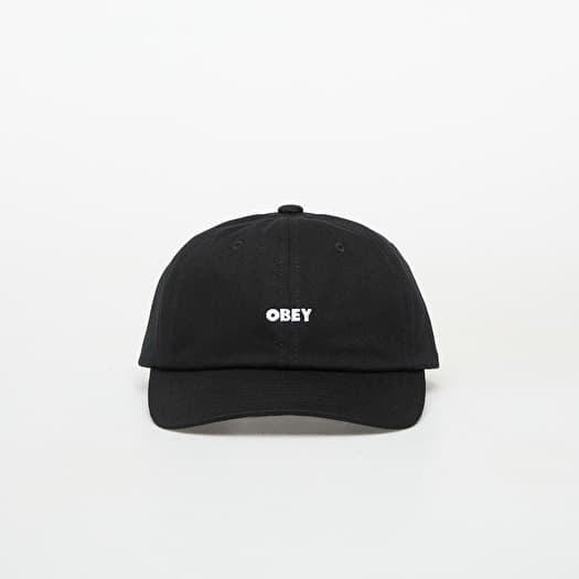 Kepurė OBEY Bold Curve 6 Panel Strabk Black