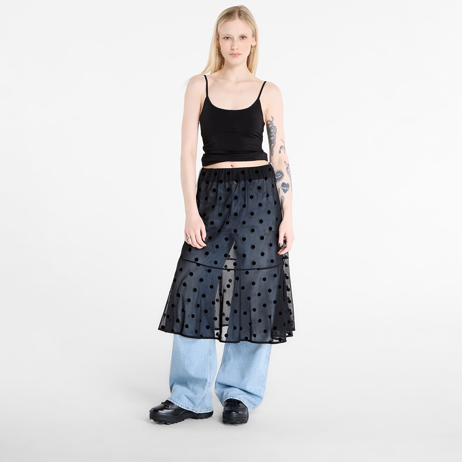 Moteriški sijonai adidas Skirt Black