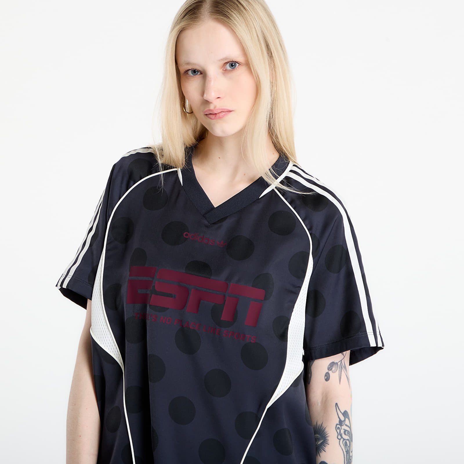 Maillots pour femmes adidas Jersey Ss Night Grey