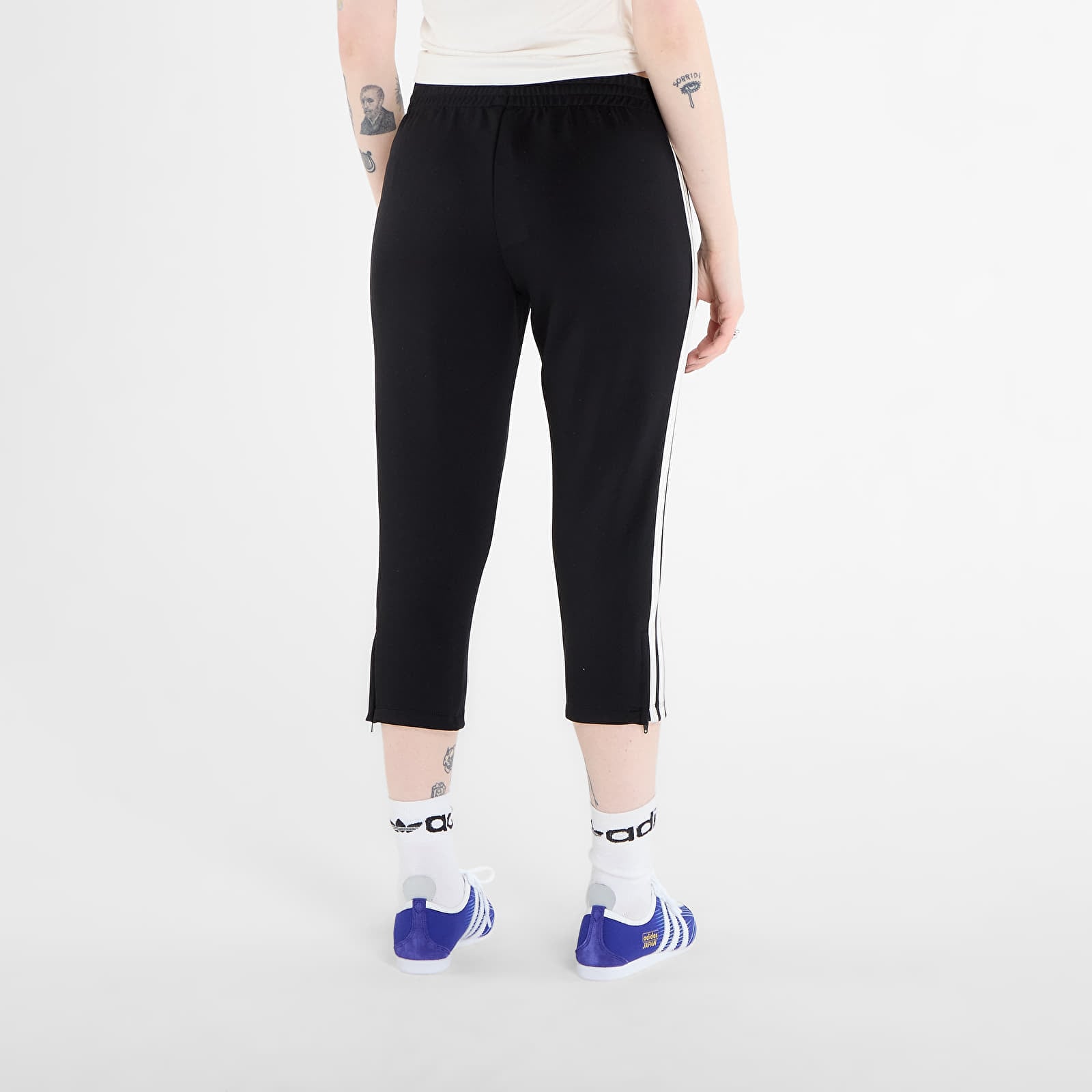 Pantalons de survêtement femme adidas 3/4 Sst Track Pants Black