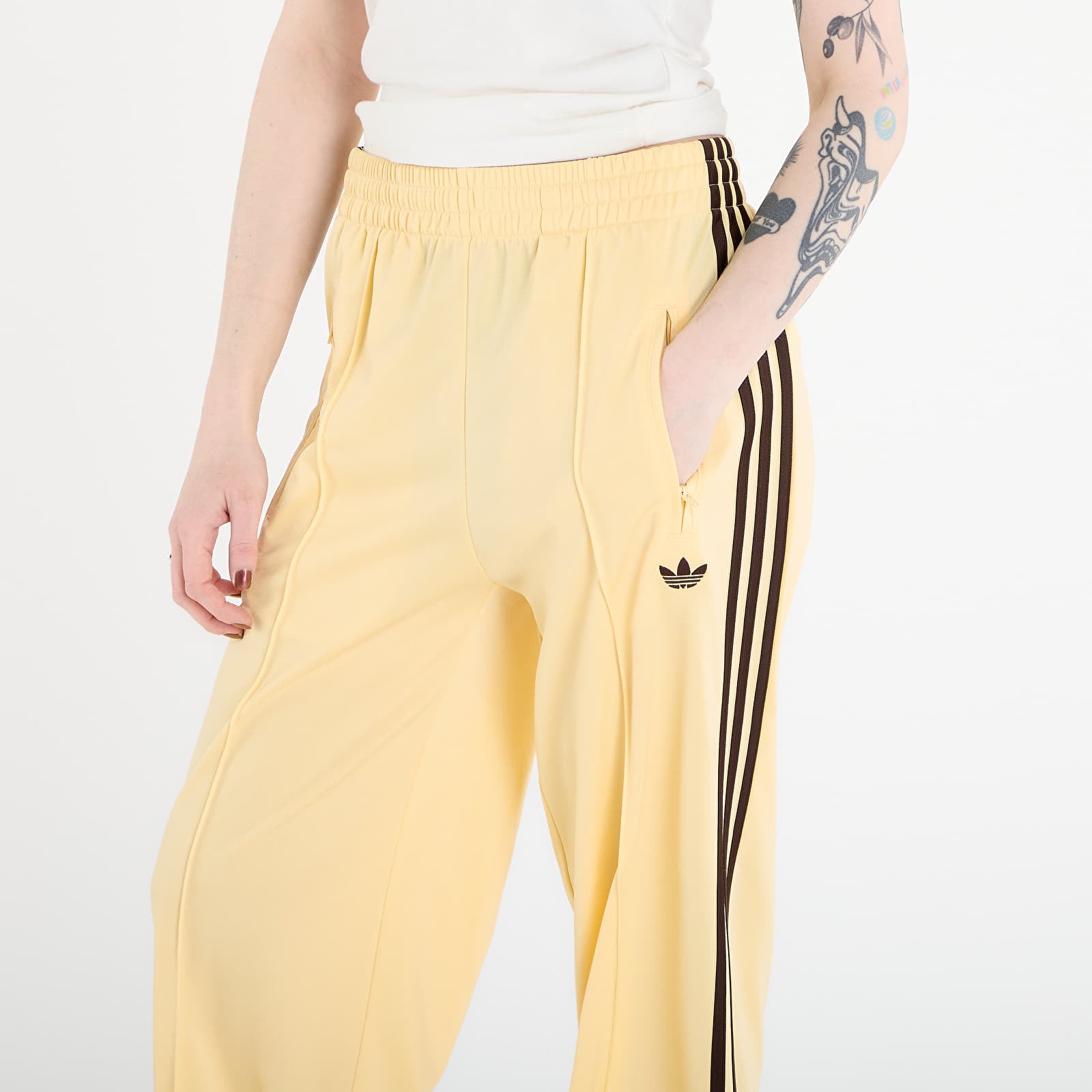 Naisten collegehousut adidas Fb Track Pants Loose Orange Tint
