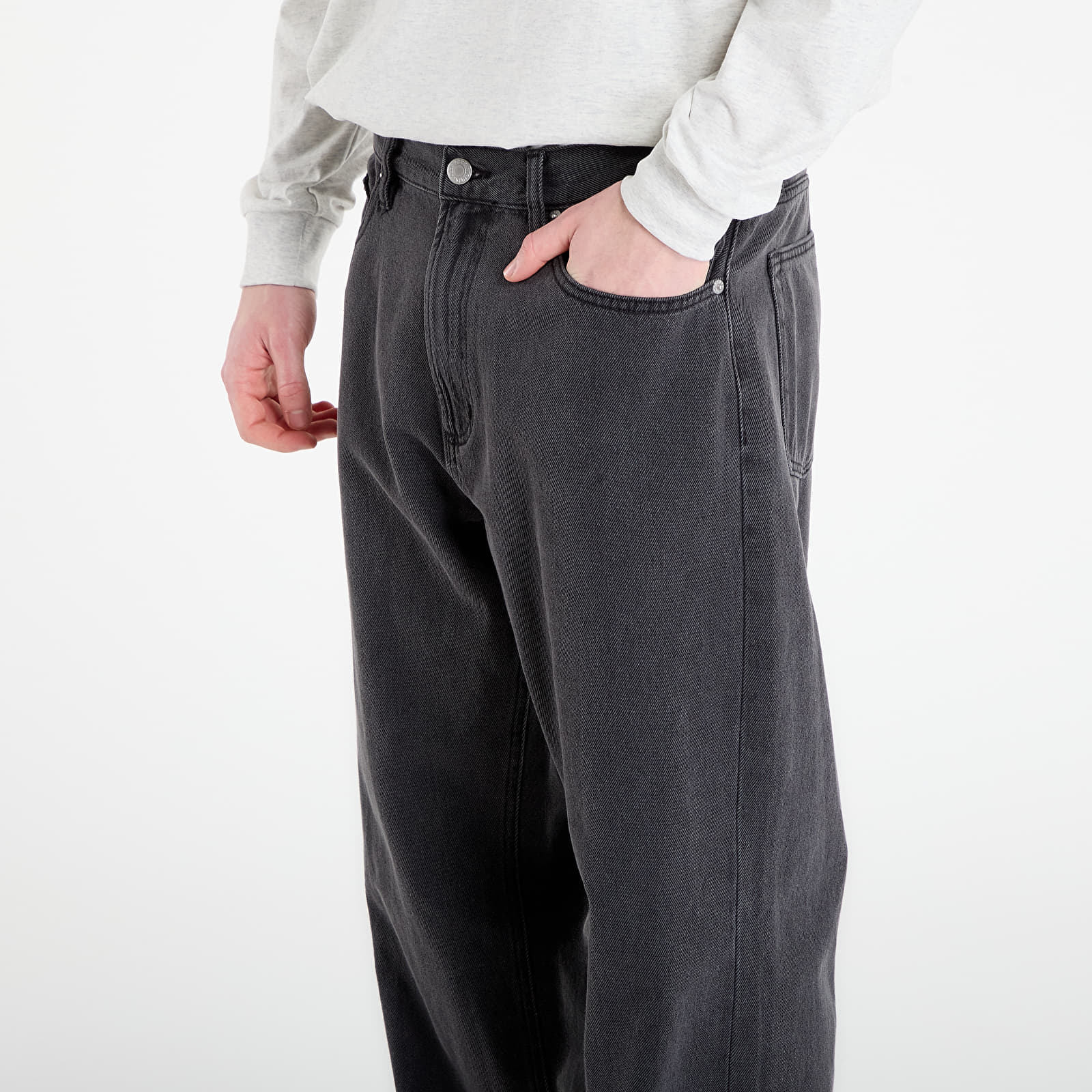 Herren-Jeans OBEY Emerson Denim Washed Black