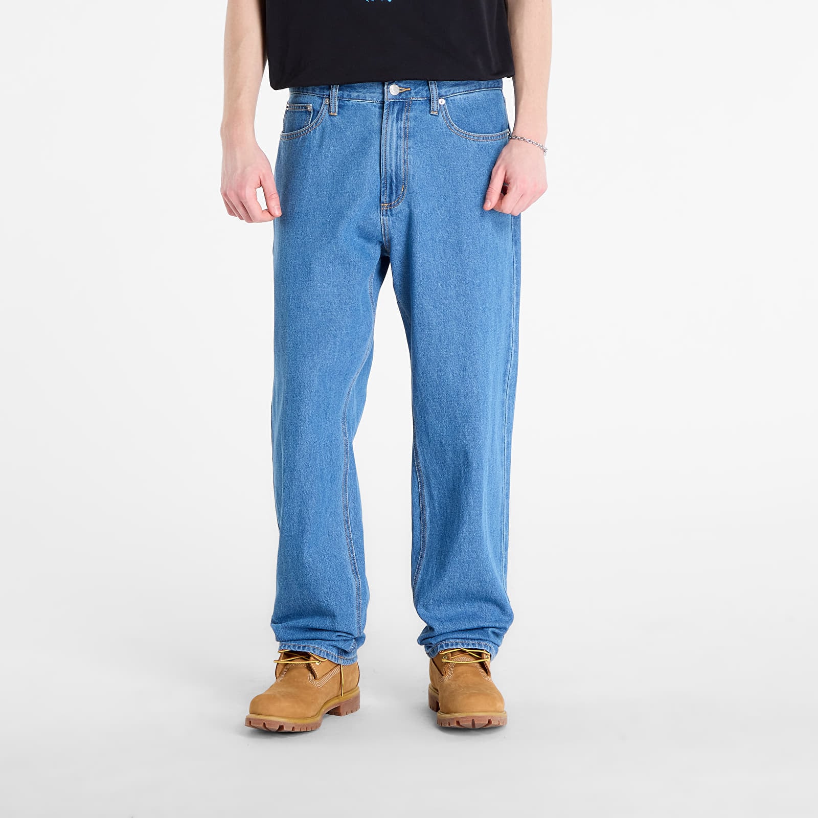 Herren-Jeans OBEY Emerson Denim Salty Blue Stone Wash